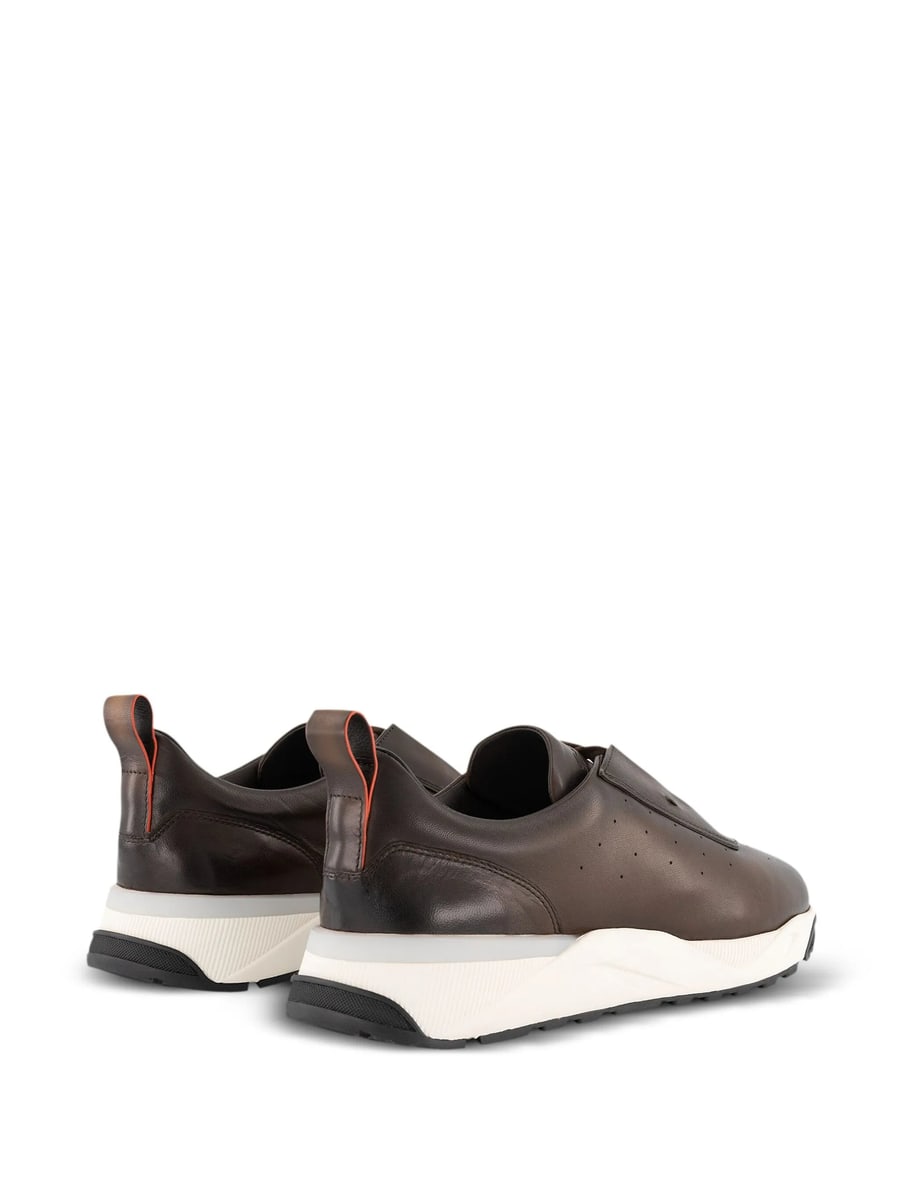 Santoni Santoni Leather Sneakers, view 2
