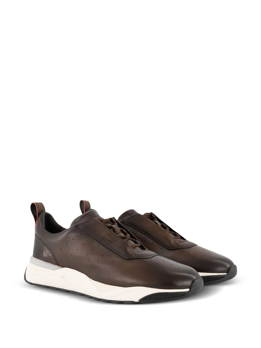 Santoni Santoni Leather Sneakers, view 4