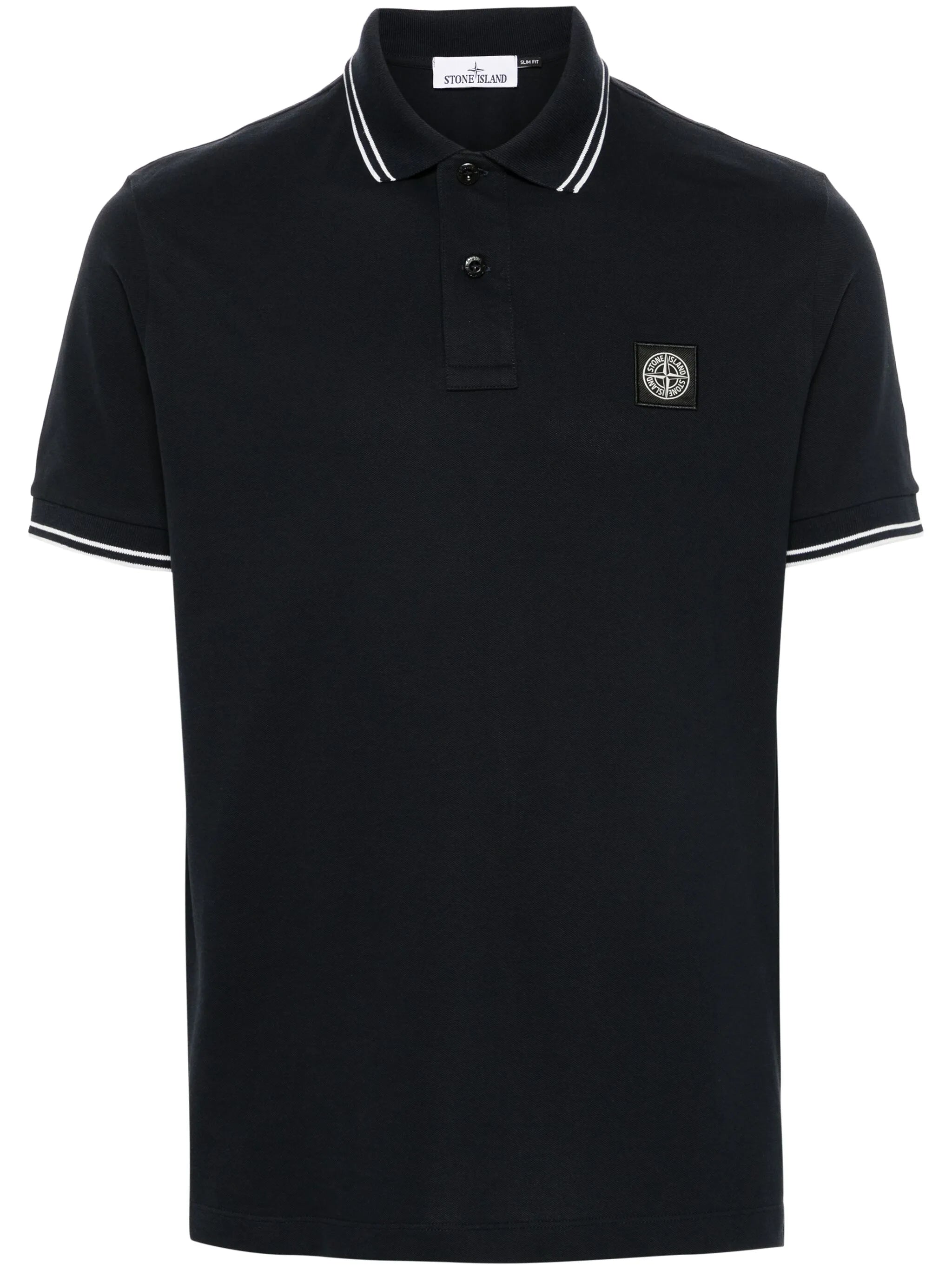 Stone Island Stone Island Compass-motif Polo Shirt