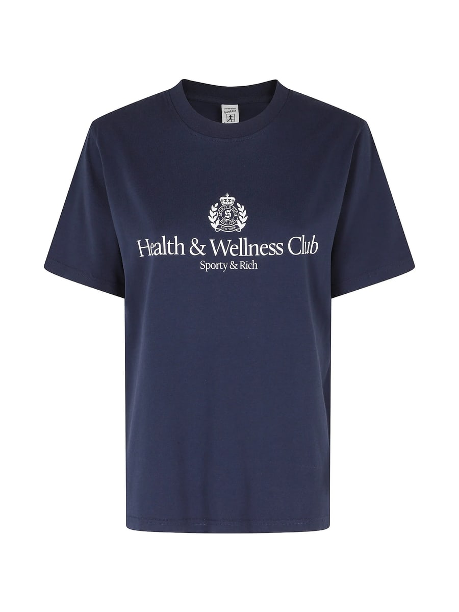 Sporty & Rich Sporty & Rich Logo-print T-shirt
