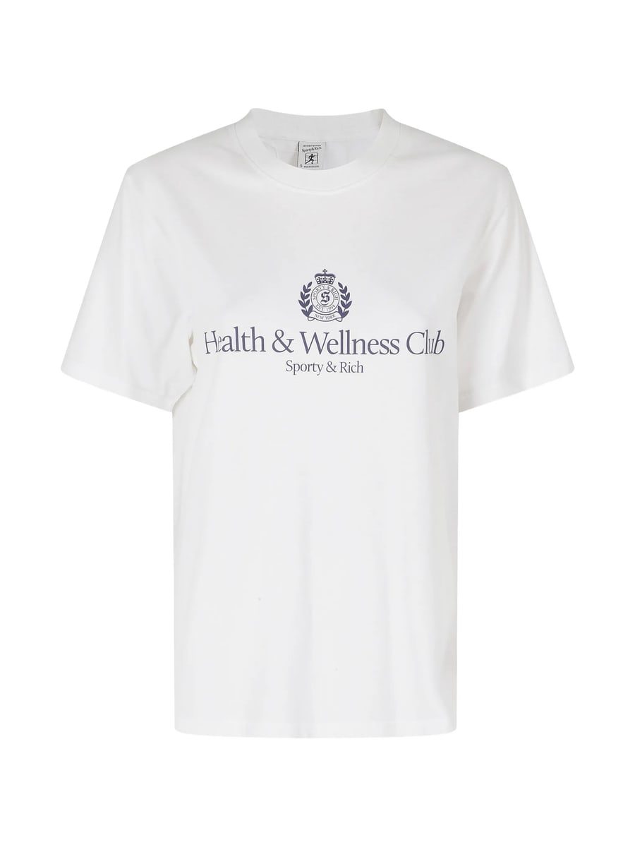 Sporty & Rich Sporty & Rich Logo-print T-shirt