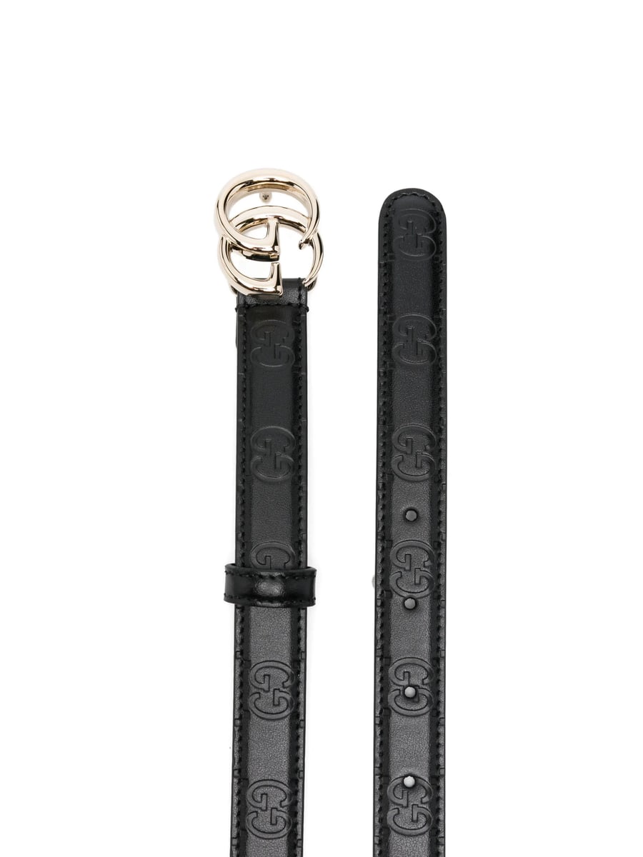 Gucci Gucci GG Supreme Leather Belt, view 2