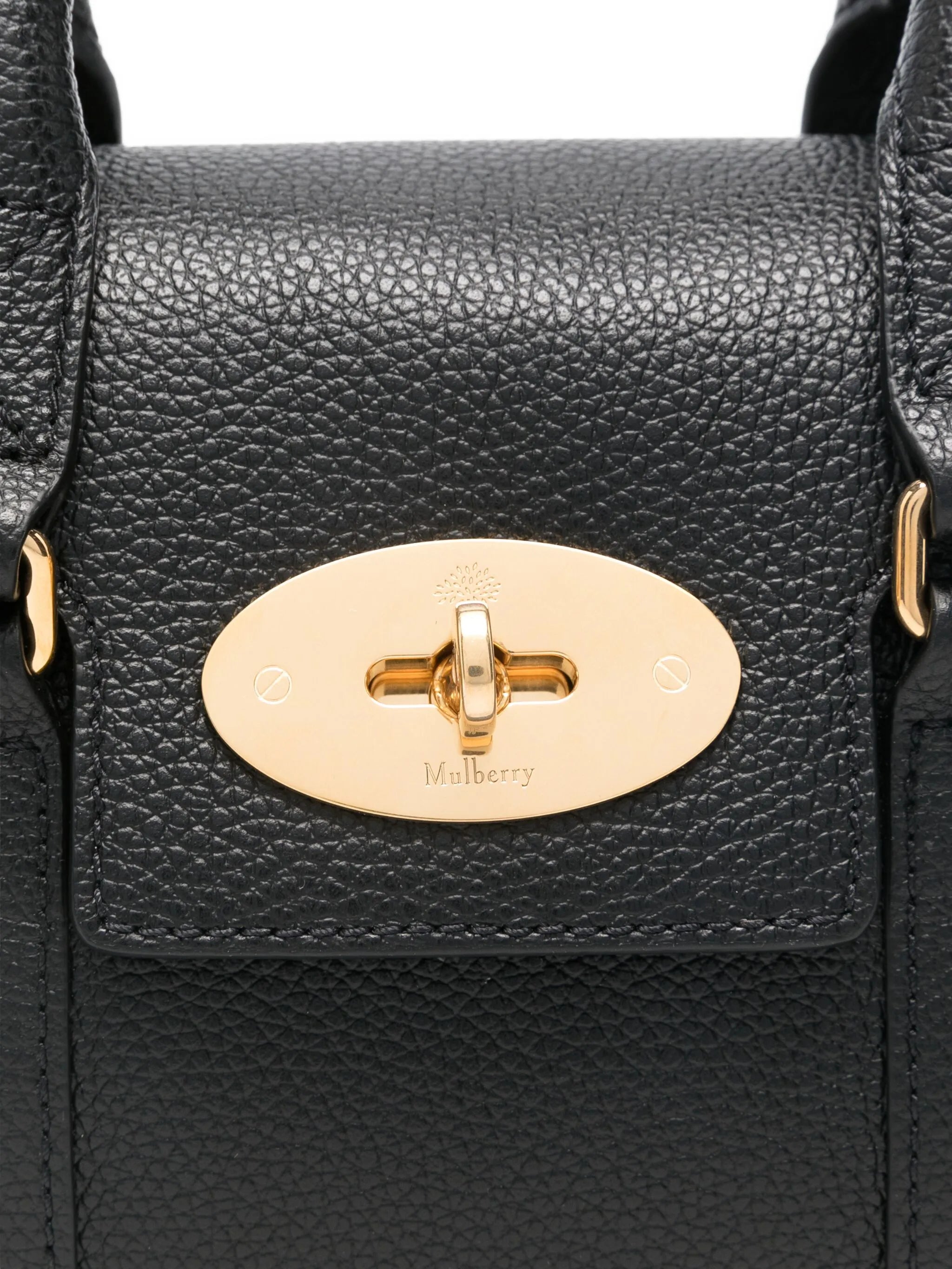 Mulberry Mulberry Mini Bayswater Grained-leather Tote Bag