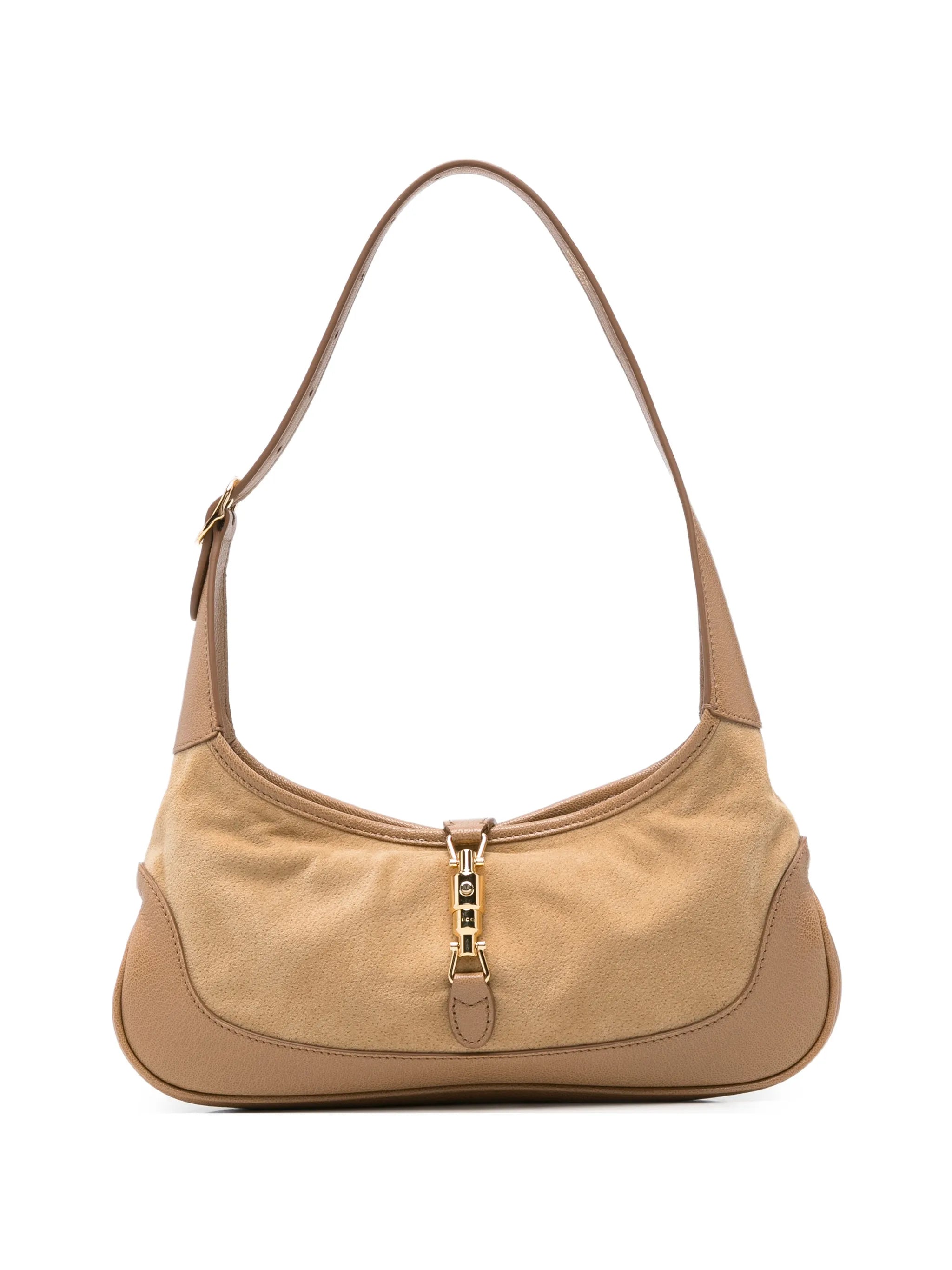 Gucci Gucci Jackie 1961 Suede Shoulder Bag