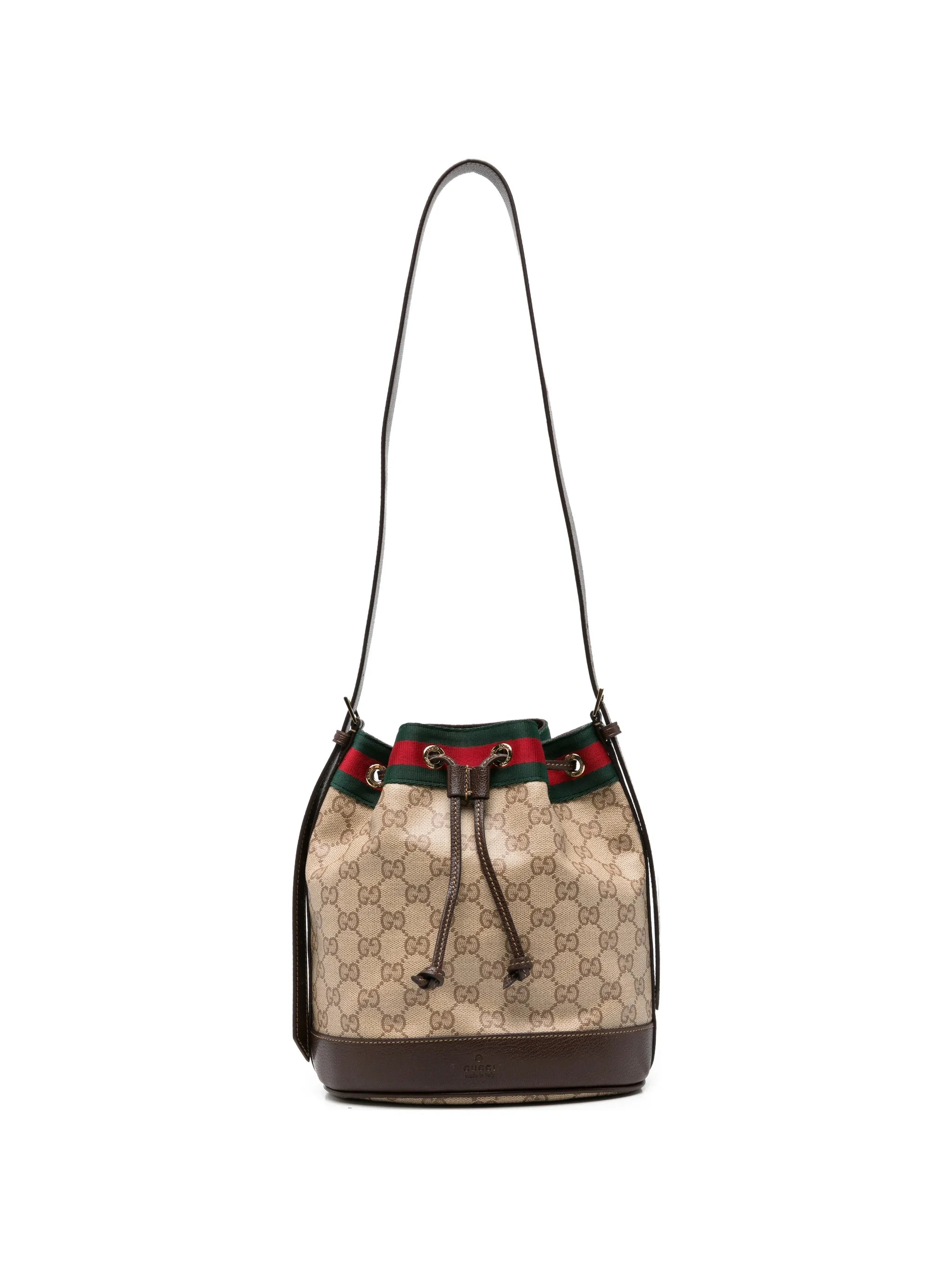 Gucci Gucci GG Supreme Web Bucket Bag