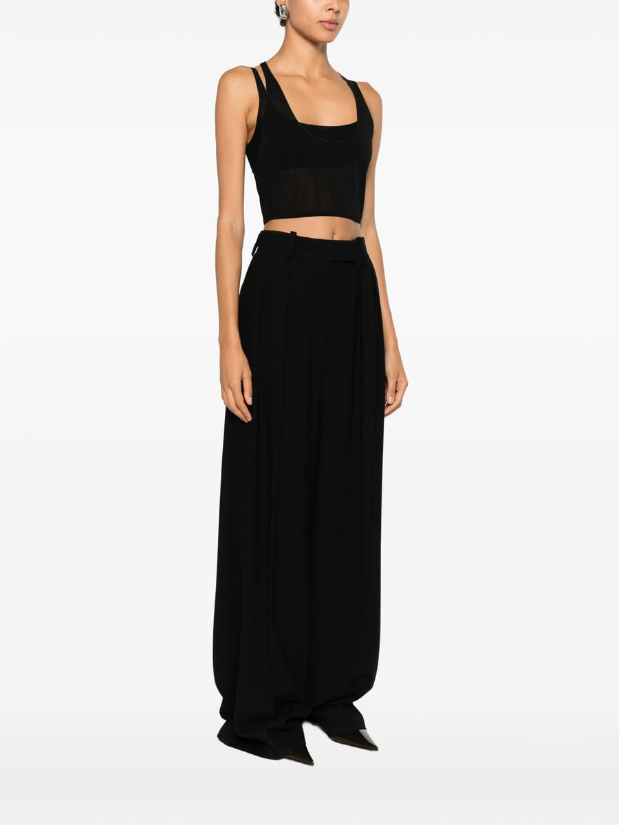 Gucci Gucci Sheer-panel Racerback Top, view 2