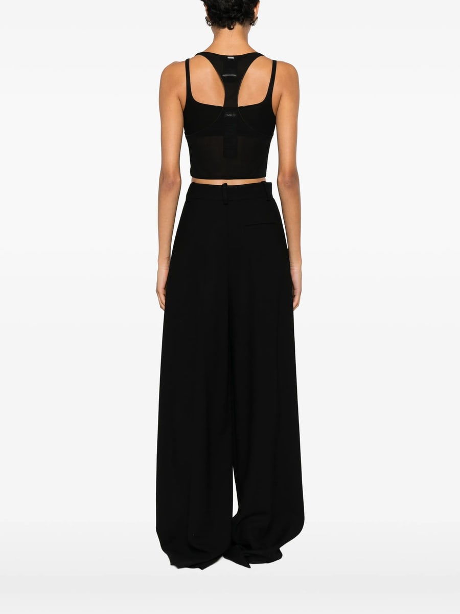 Gucci Gucci Sheer-panel Racerback Top, view 5