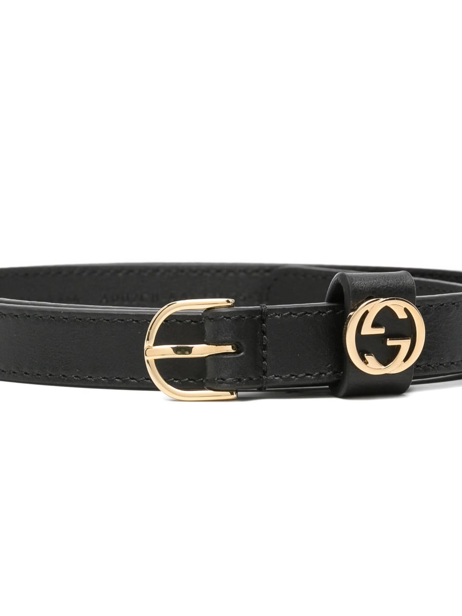 Gucci Gucci Interlocking G Leather Belt, view 3