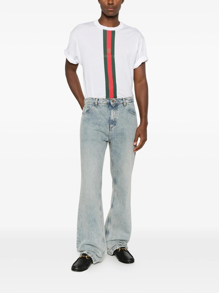 Gucci Gucci Cotton Jersey T-shirt With Print, view 5