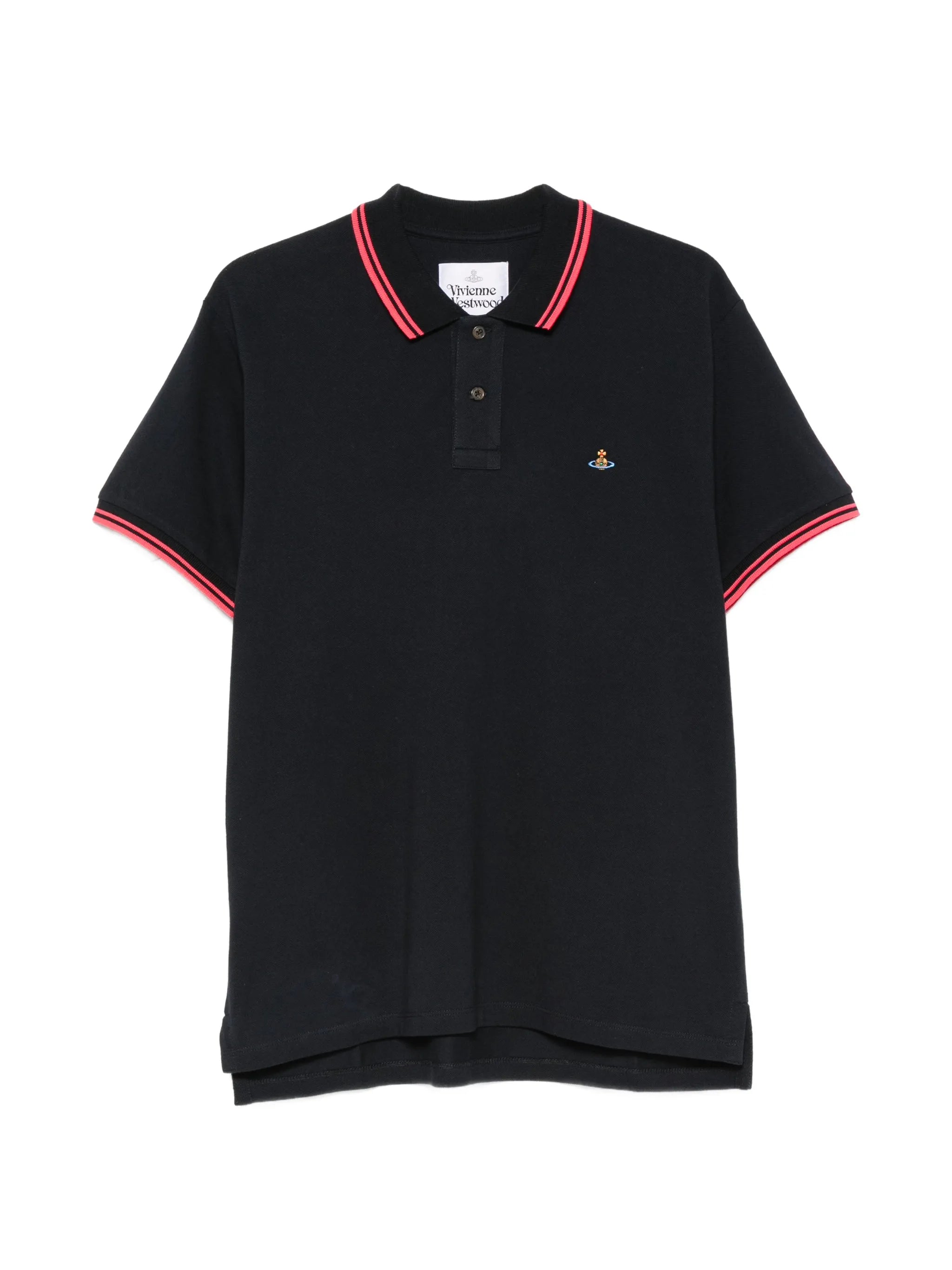 Vivienne Westwood Vivienne Westwood Classic Embroidered-detail Cotton Polo Shirt