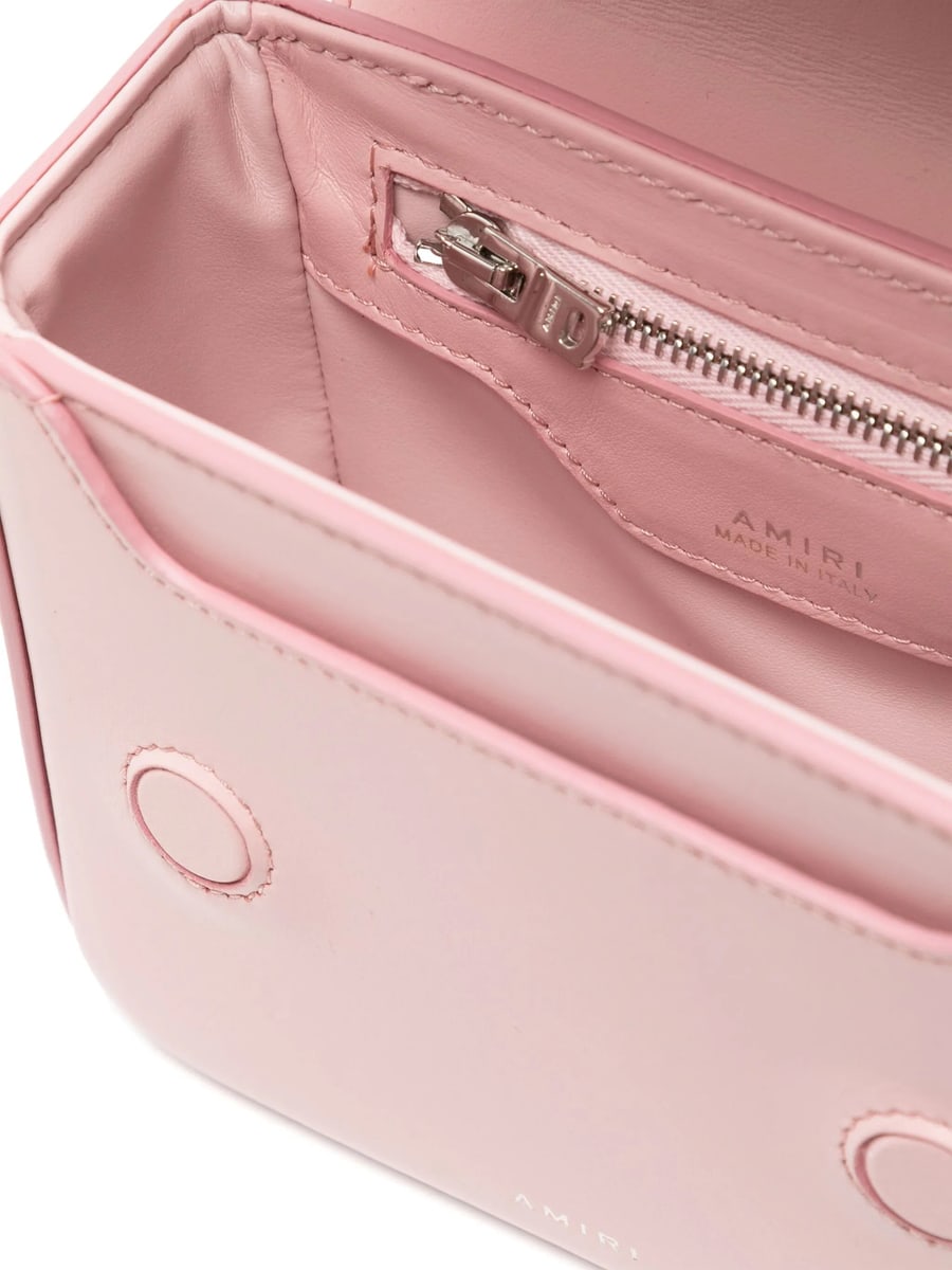 Amiri Amiri Micro Ma Leather Handbag, view 3