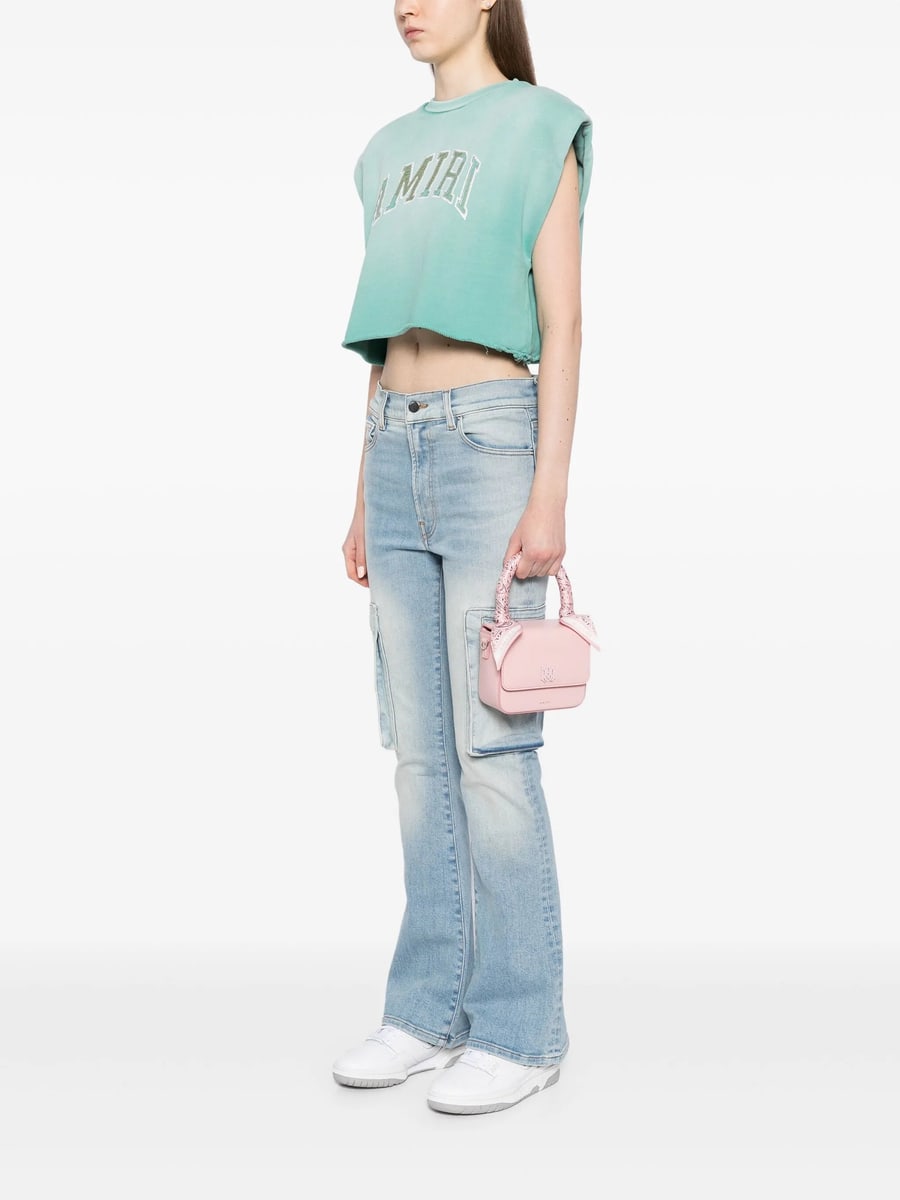 Amiri Amiri Micro Ma Leather Handbag, view 4
