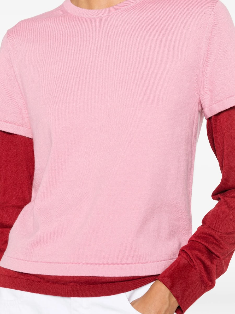 Guest In Residence Guest In Residence Layered-effect Sweater, view 5