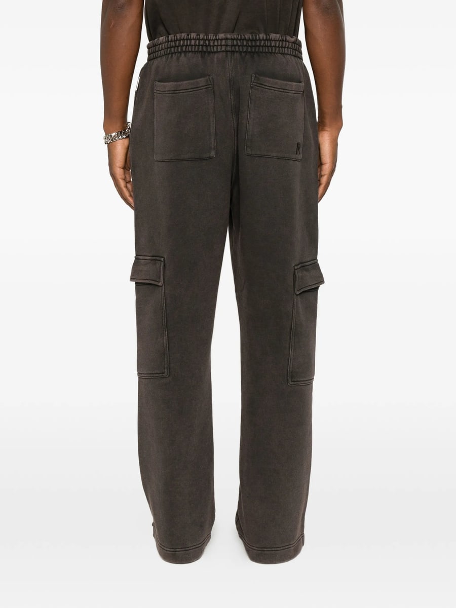 Represent Represent Initial Logo-plaque Cotton Cargo Track Pants, view 3