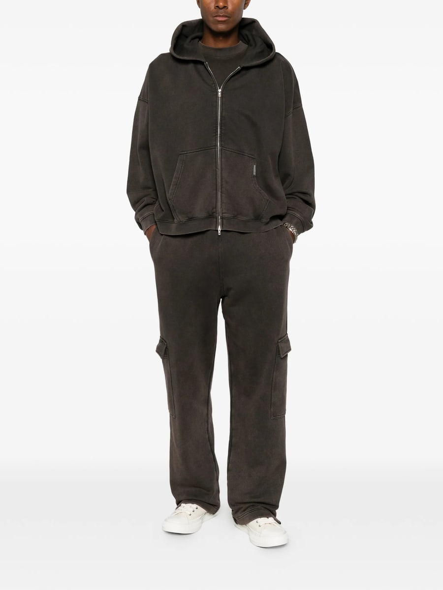 Represent Represent Initial Zip-up Cotton Hoodie, view 2