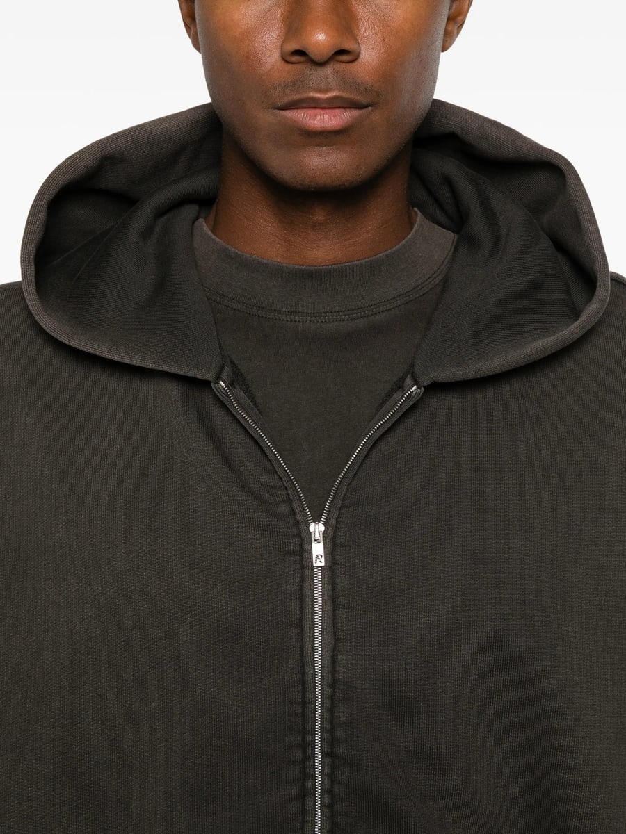 Represent Represent Initial Zip-up Cotton Hoodie, view 4