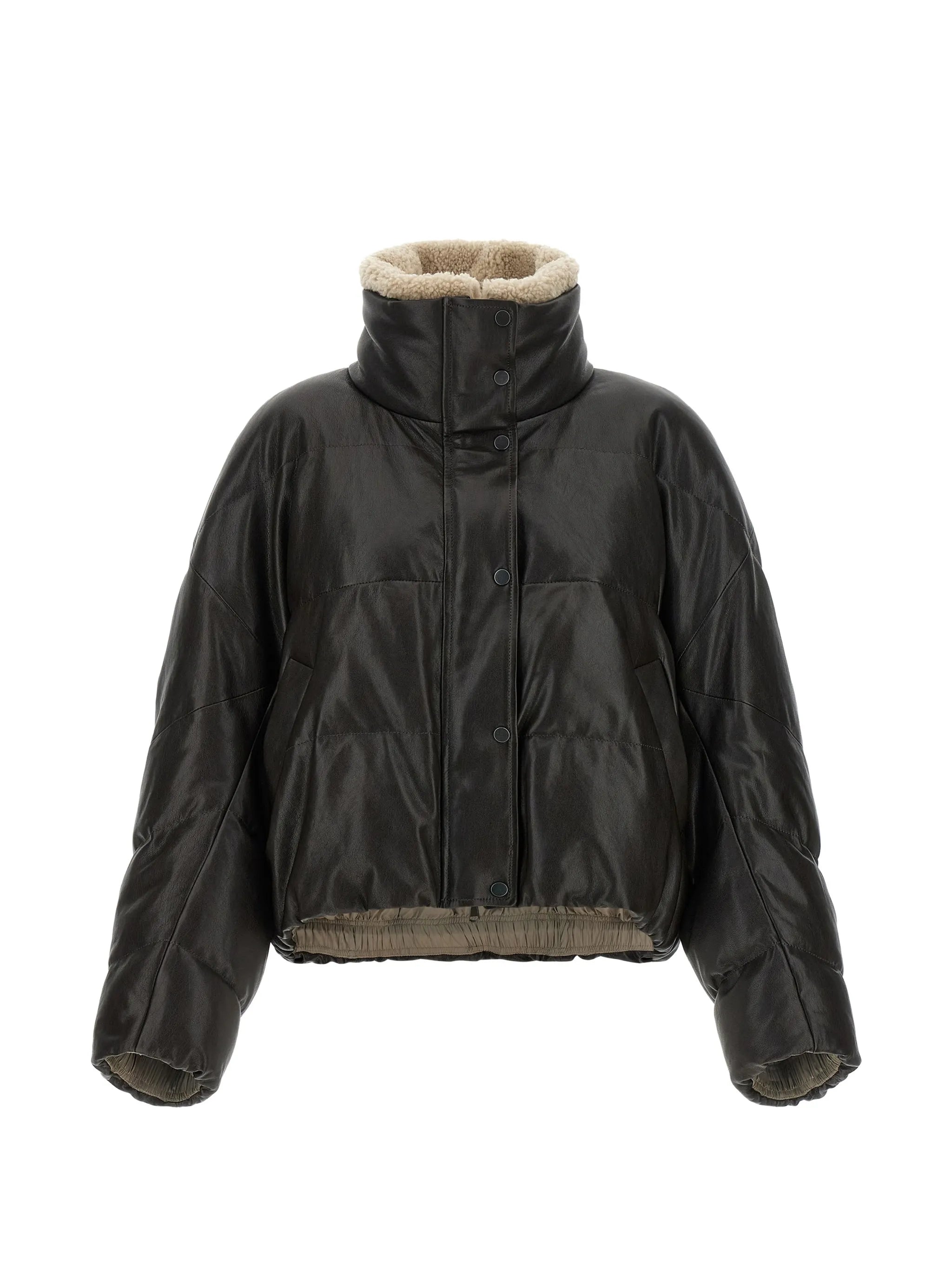 Brunello Cucinelli Brunello Cucinelli Quilted Leather Jacket