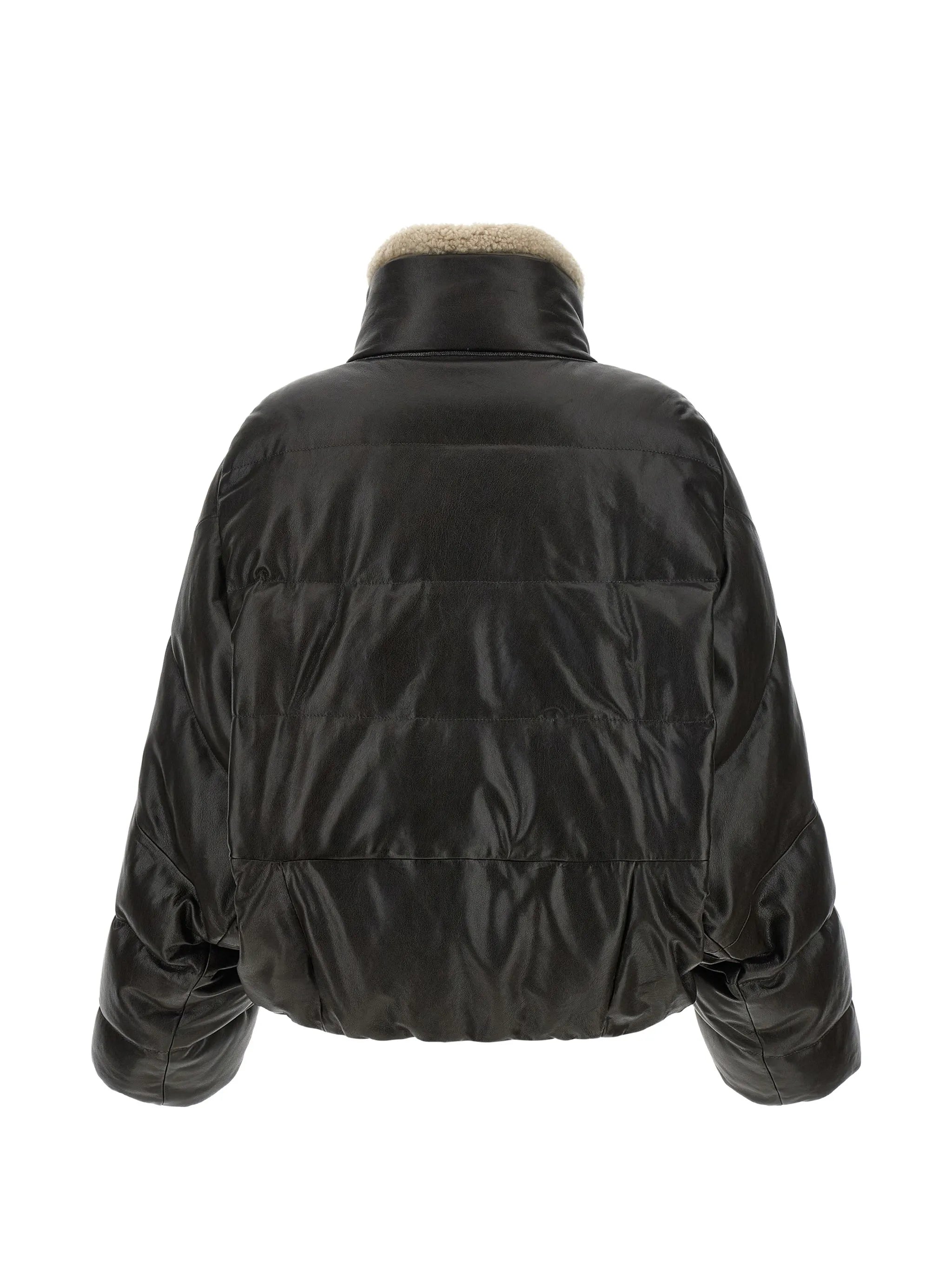 Brunello Cucinelli Brunello Cucinelli Quilted Leather Jacket, view 2