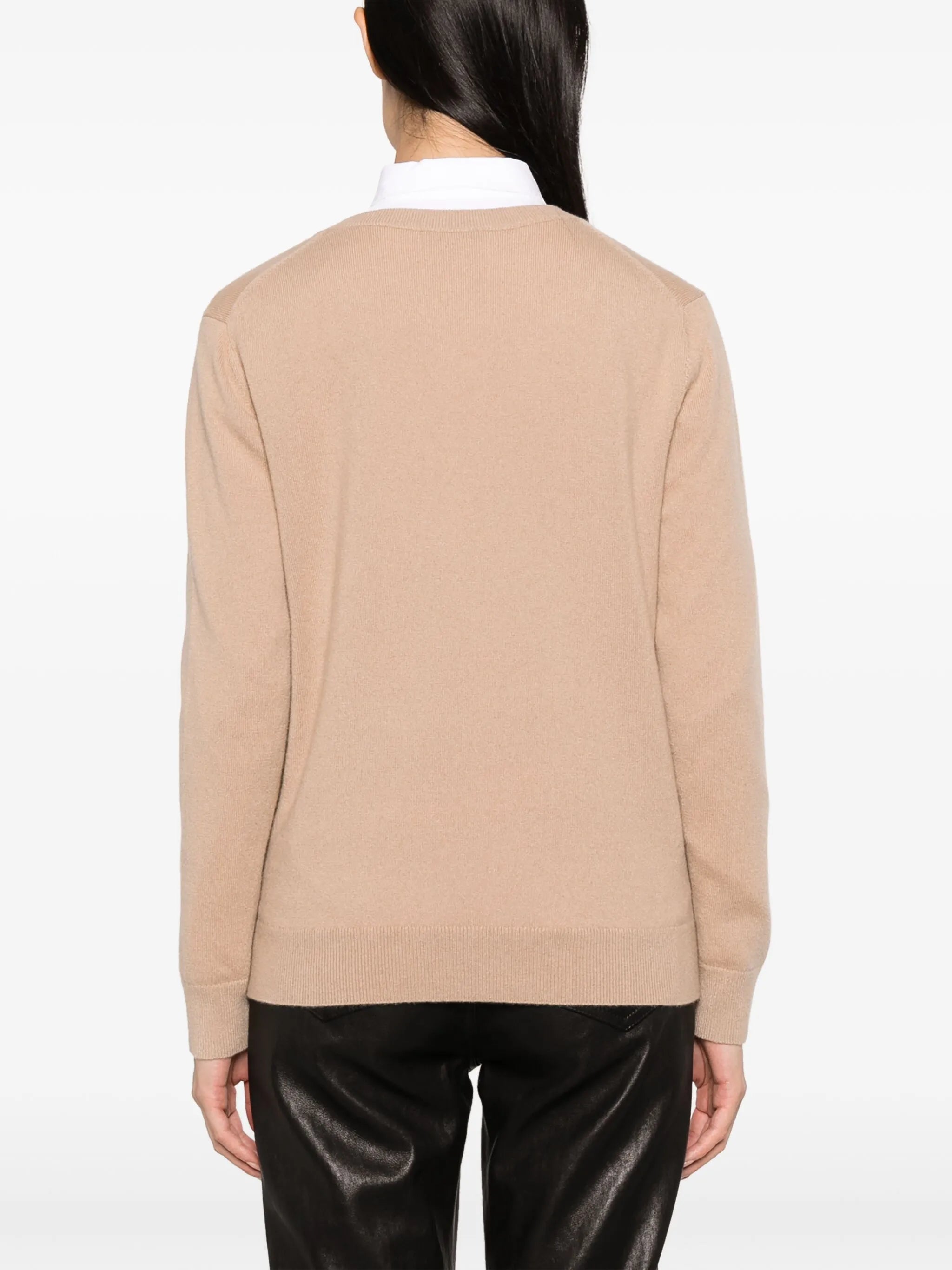 Vince Vince V-neck Knitted Jumper, view 2
