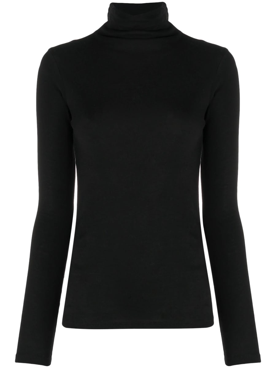 Vince Vince Roll-neck Cotton Blouse