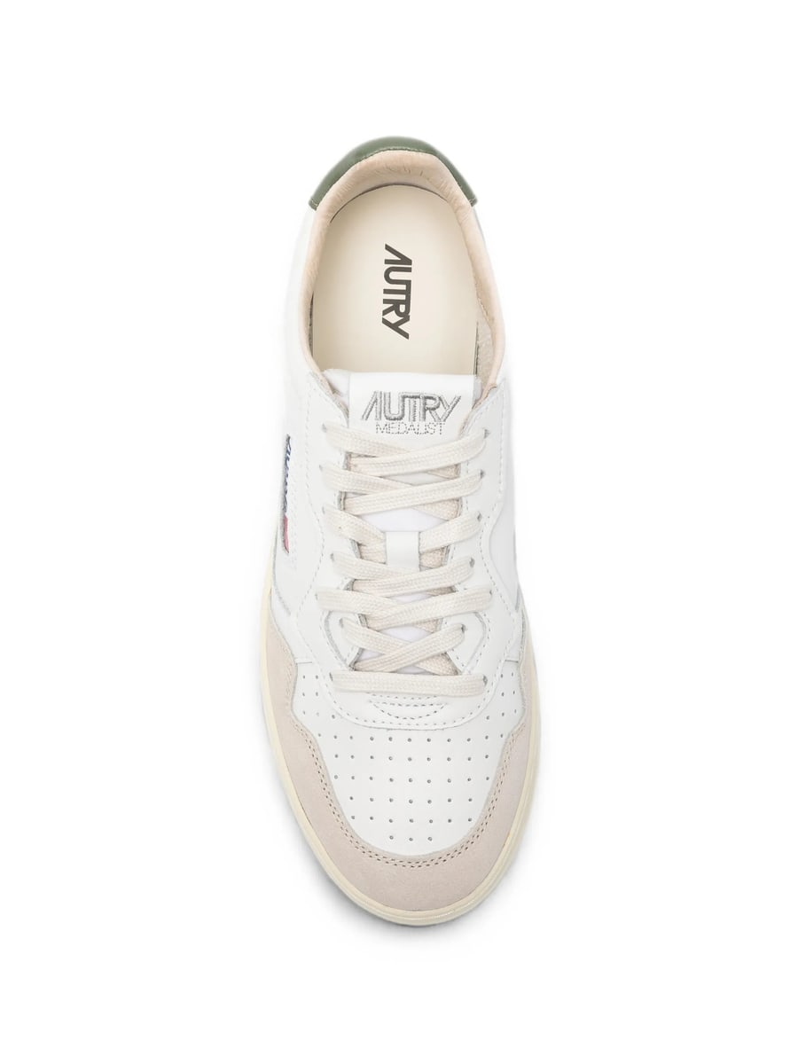 Autry Autry Medalist Suede-panel Sneakers, view 3