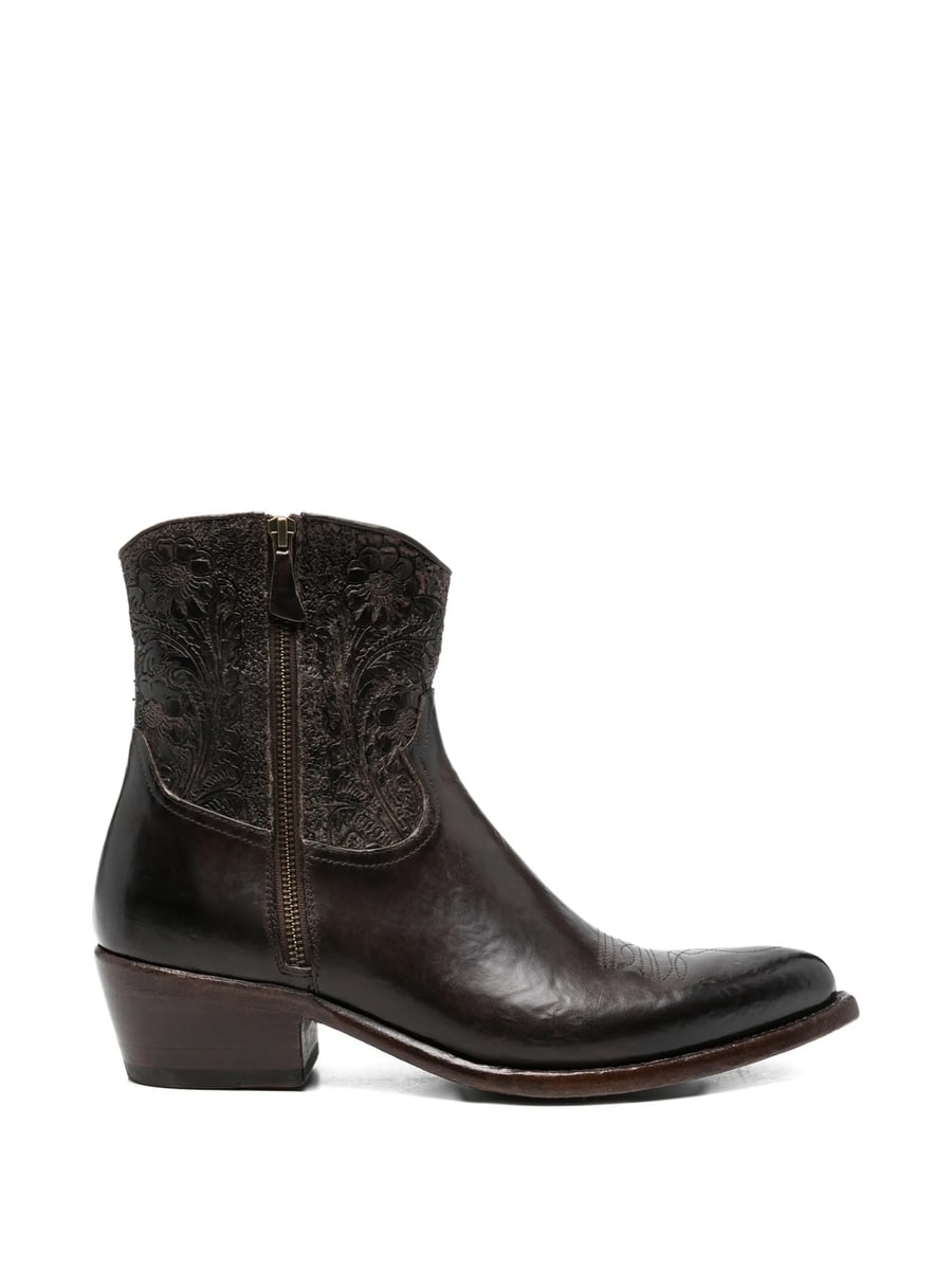 Eraldo Eraldo Floral-embossed Boots
