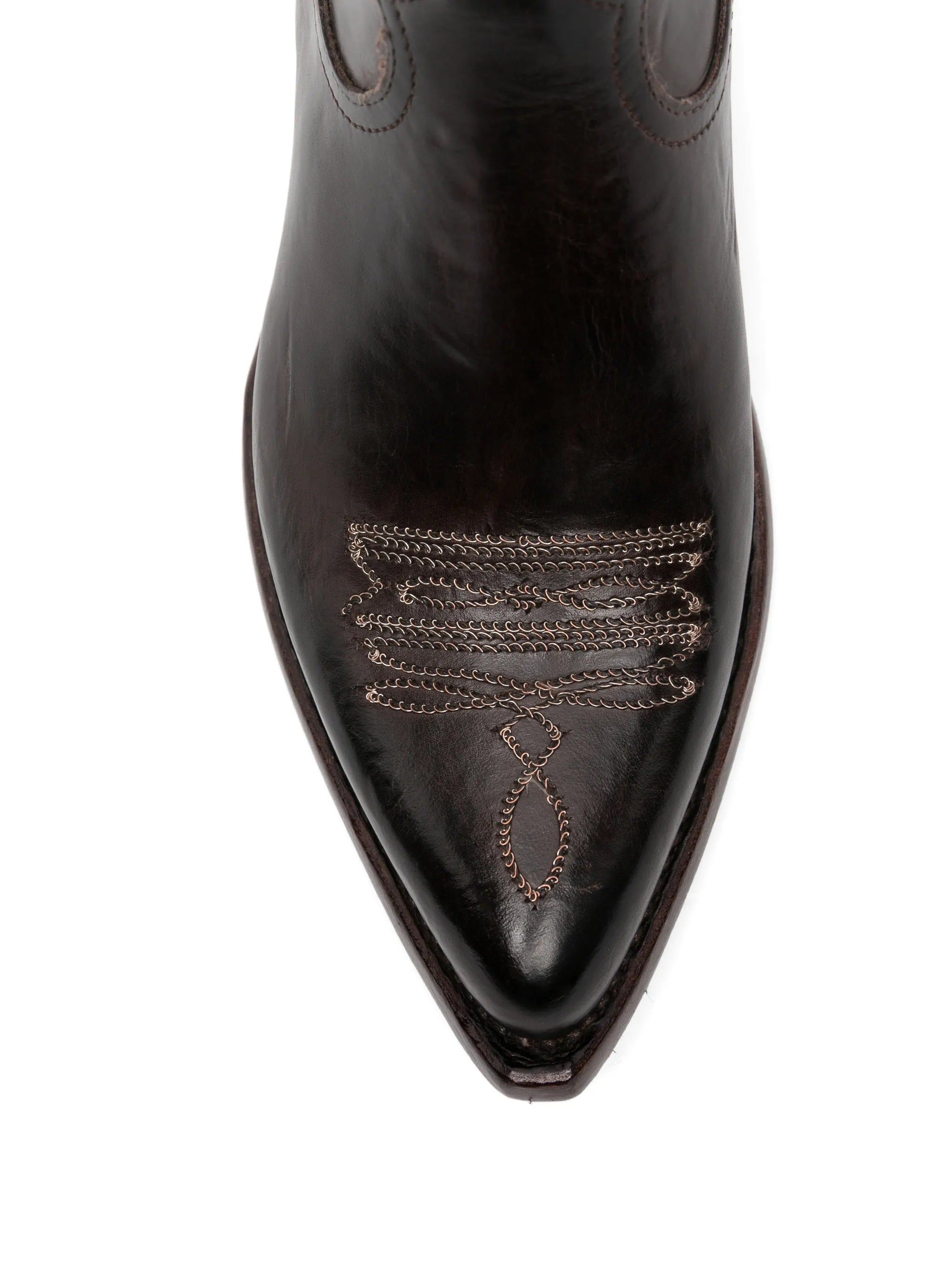 Eraldo Eraldo Embroidered Leather Ankle Boots, view 2