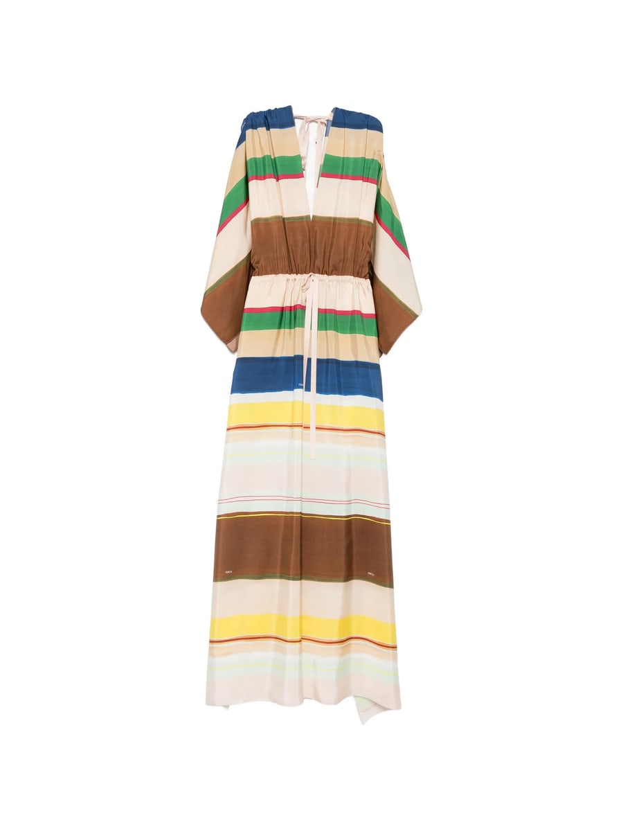 Fendi Fendi Striped Draped Jumpsuit