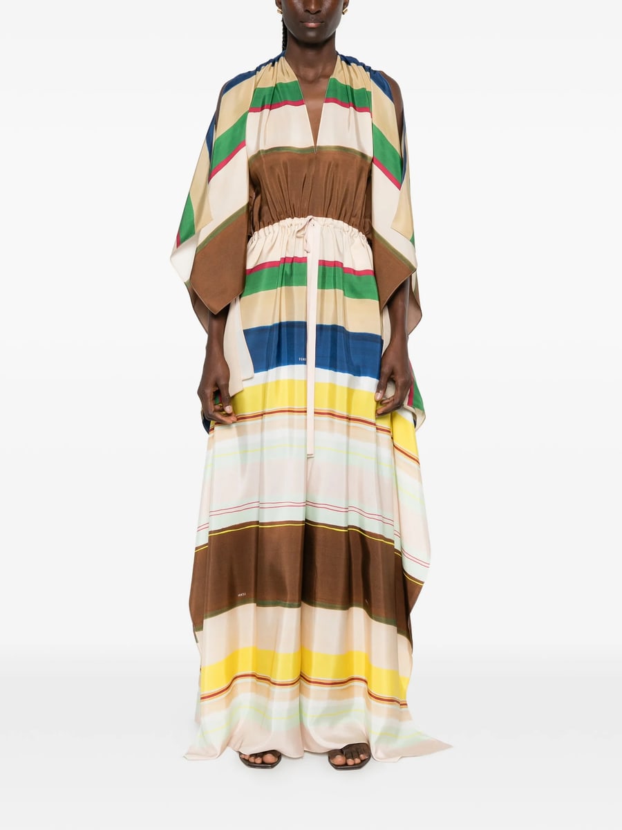 Fendi Fendi Striped Draped Jumpsuit, view 2