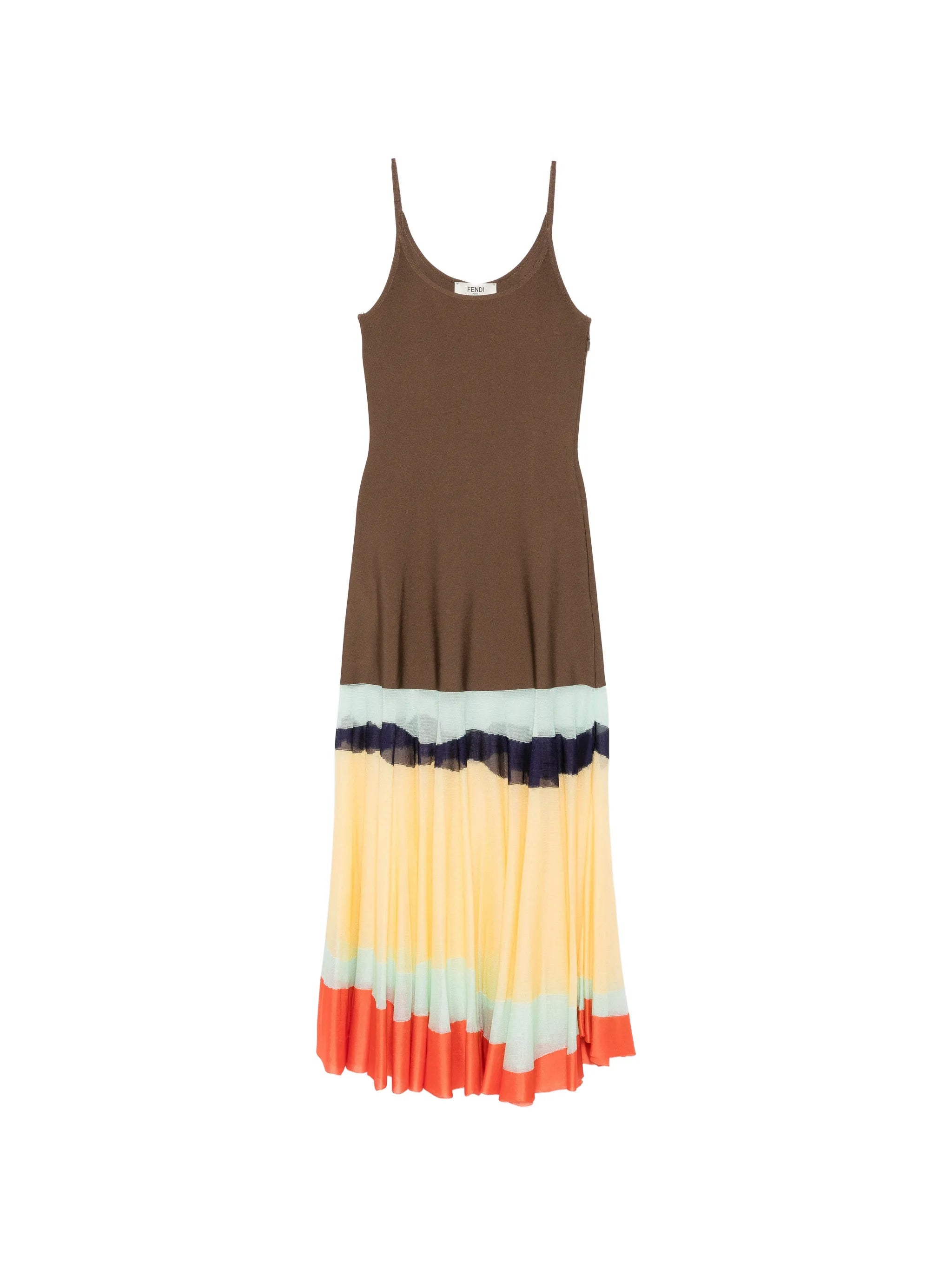 Fendi Fendi Striped Maxi Dress