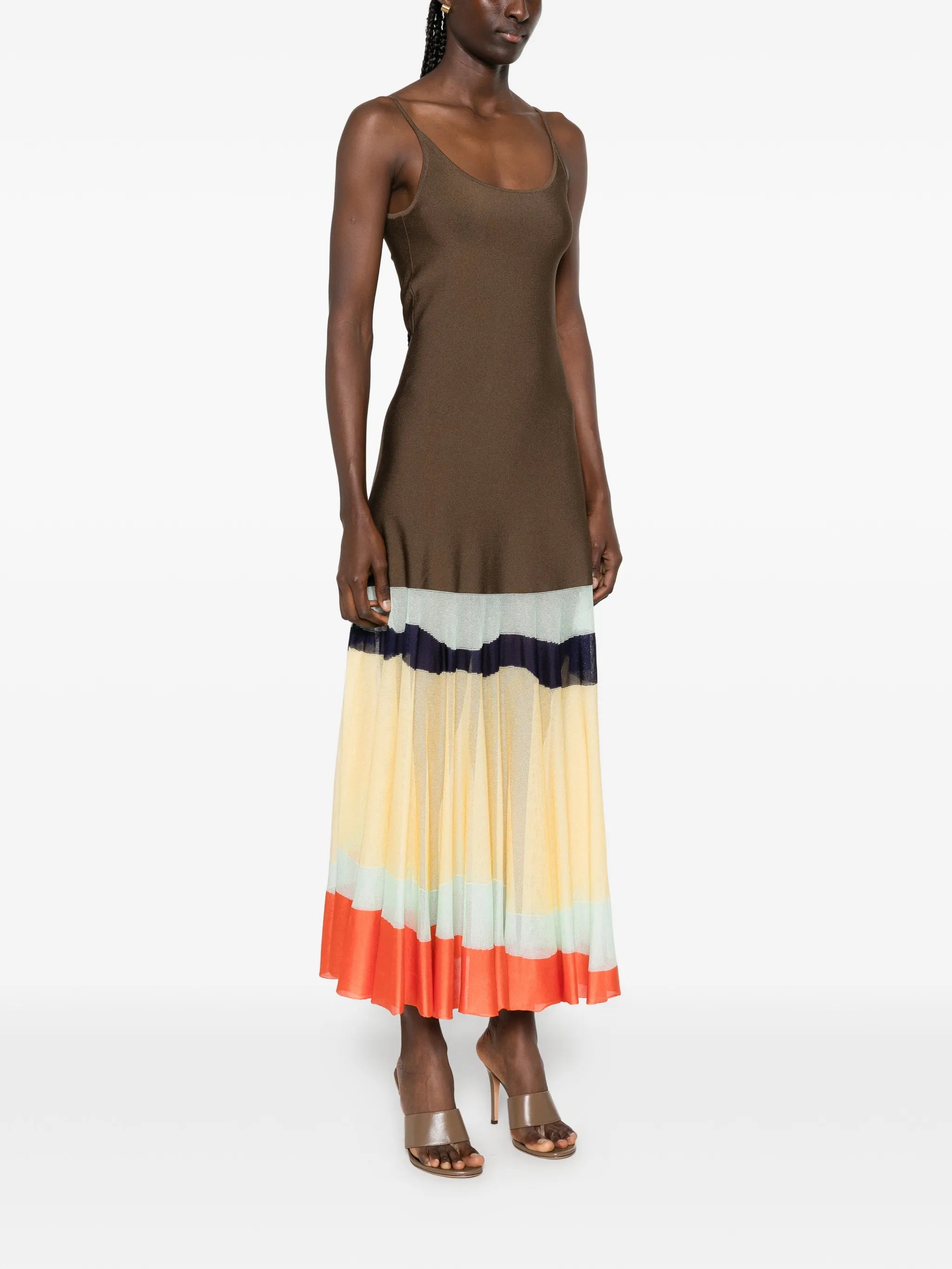 Fendi Fendi Striped Maxi Dress, view 2