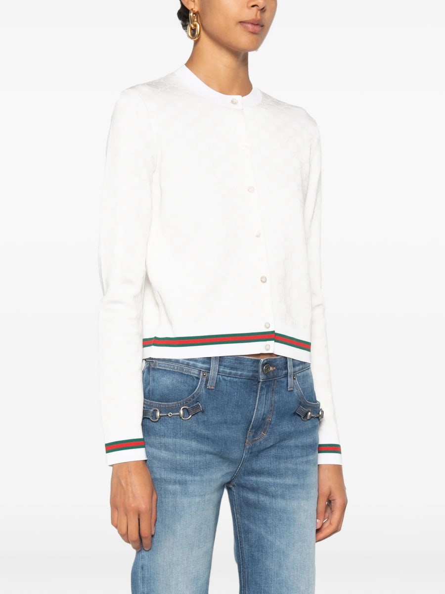 Gucci Gucci GG-pattern Cardigan, view 2