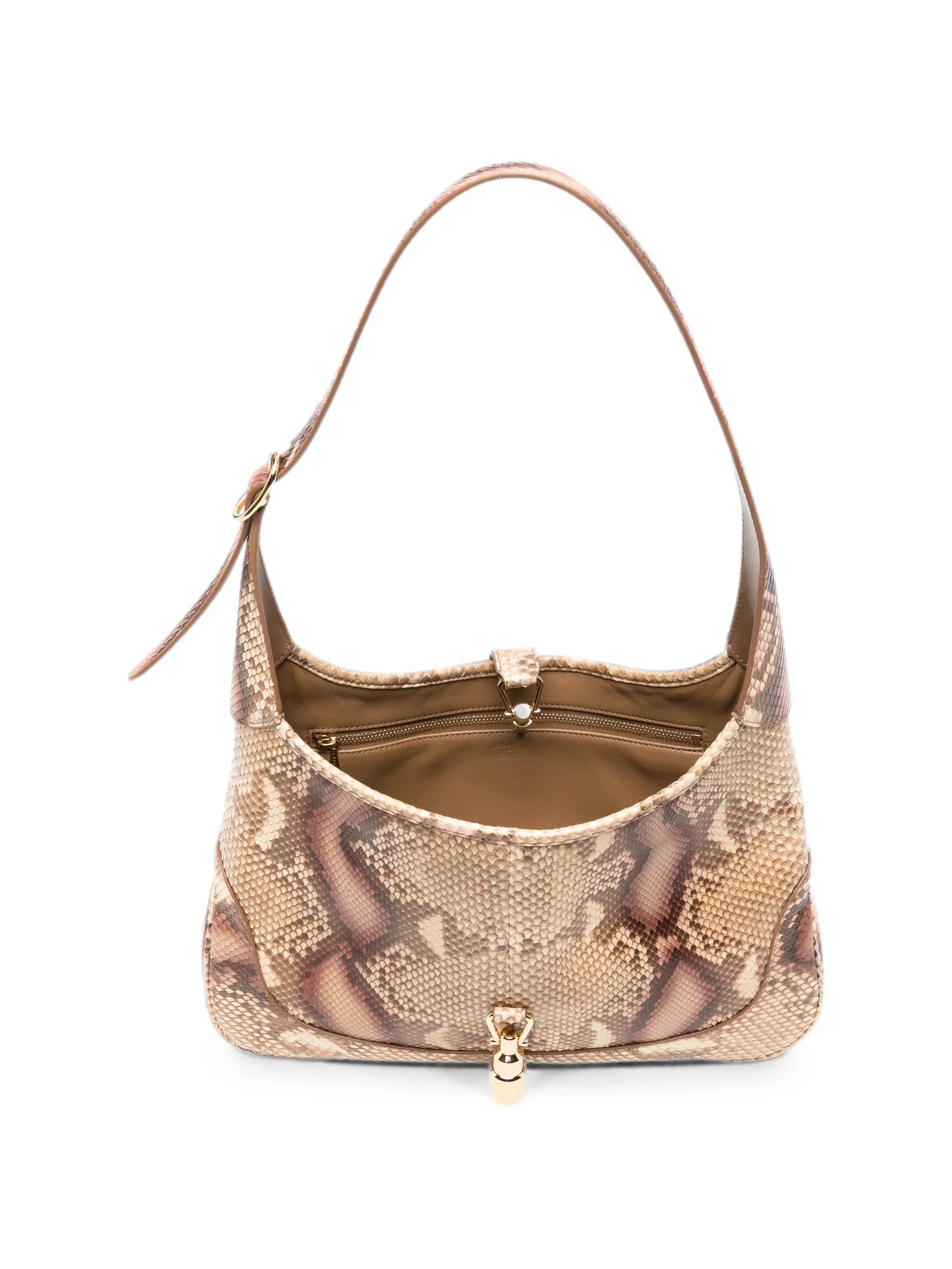 Gucci Gucci Jackie Snakeskin Shoulder Bag, view 2