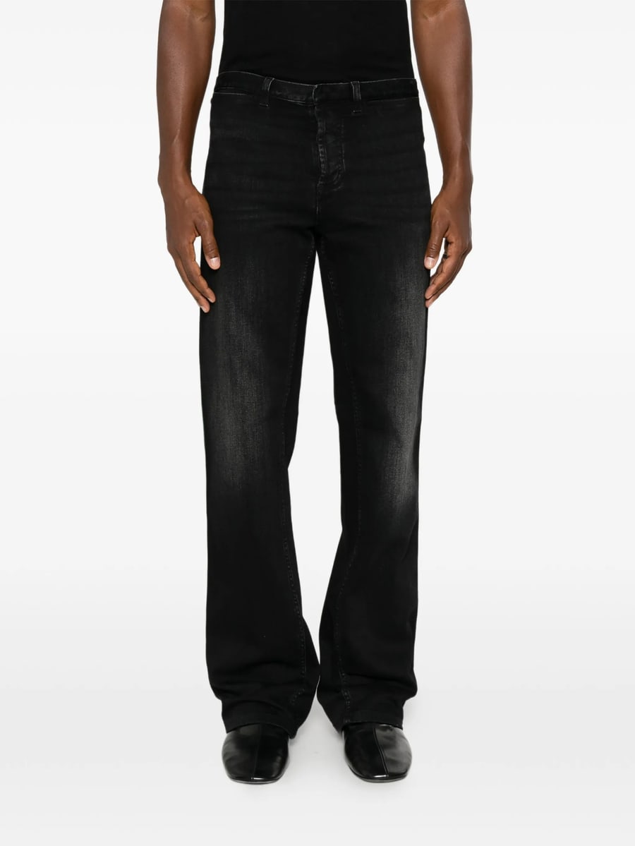 Gucci Gucci Web-stripe Flared Jeans, view 5