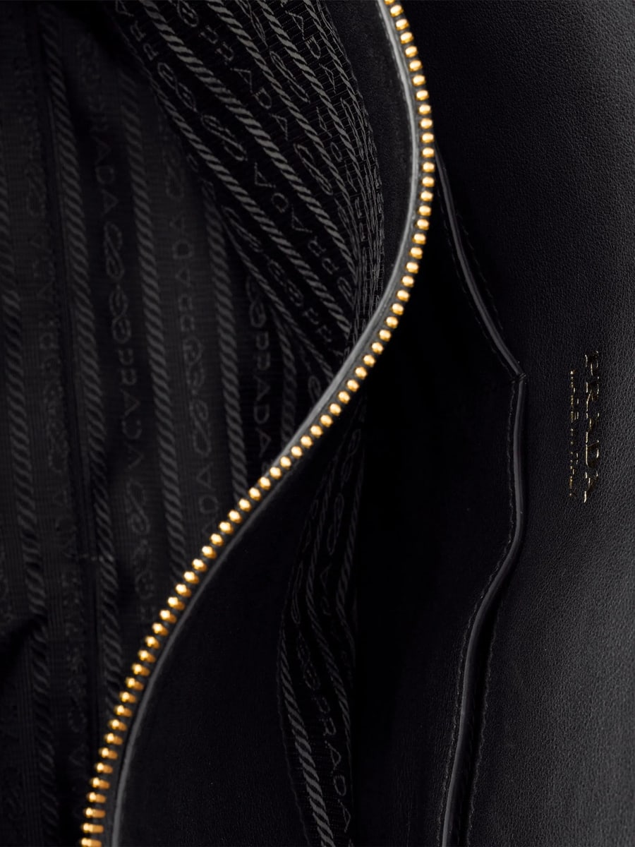 Prada Prada Large Leather Tote Bag, view 3