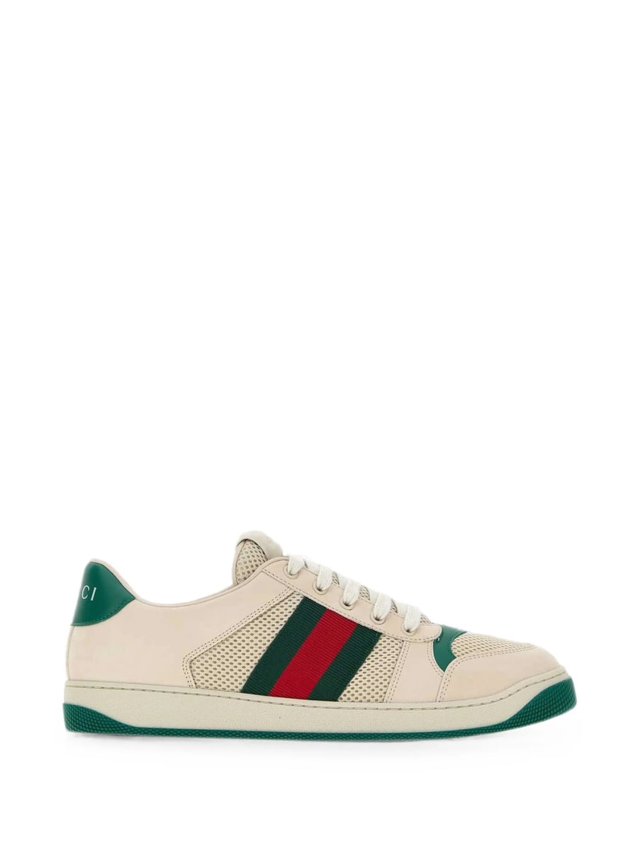 Gucci Gucci Screener Mesh-panel Sneakers