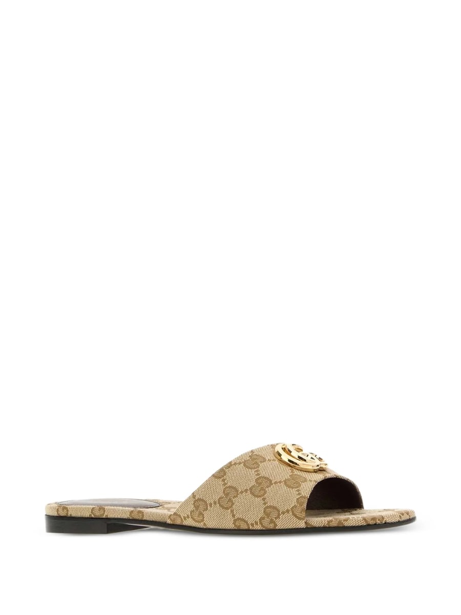 Gucci Gucci Double G Flat Sandals, view 2