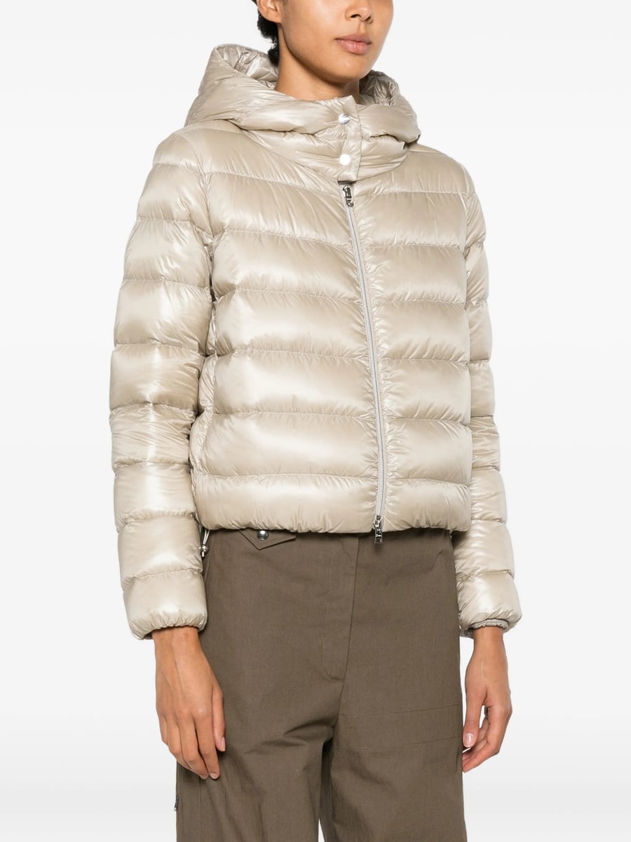 Herno Herno Hooded Quilted Zip-up Jacket, view 5