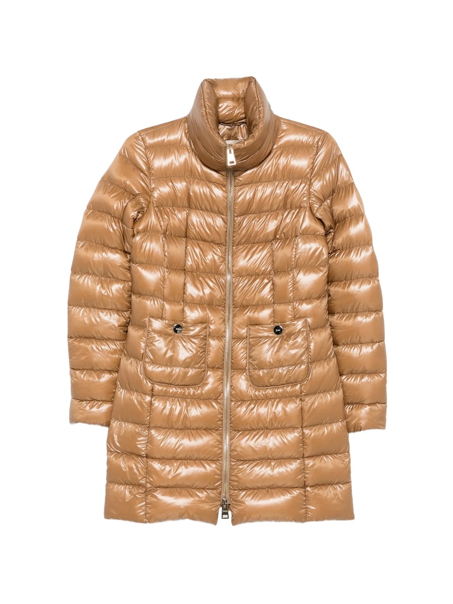 Herno Herno Quilted High-neck Zip-up Coat