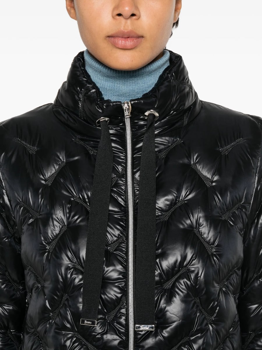 Herno Herno Quilted High-neck Coat, view 3