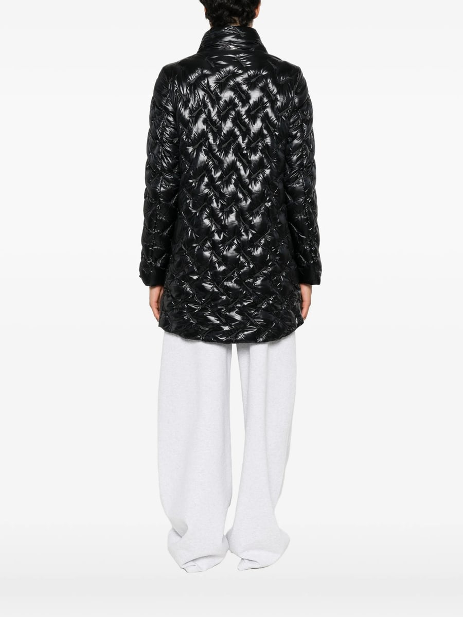 Herno Herno Quilted High-neck Coat, view 4