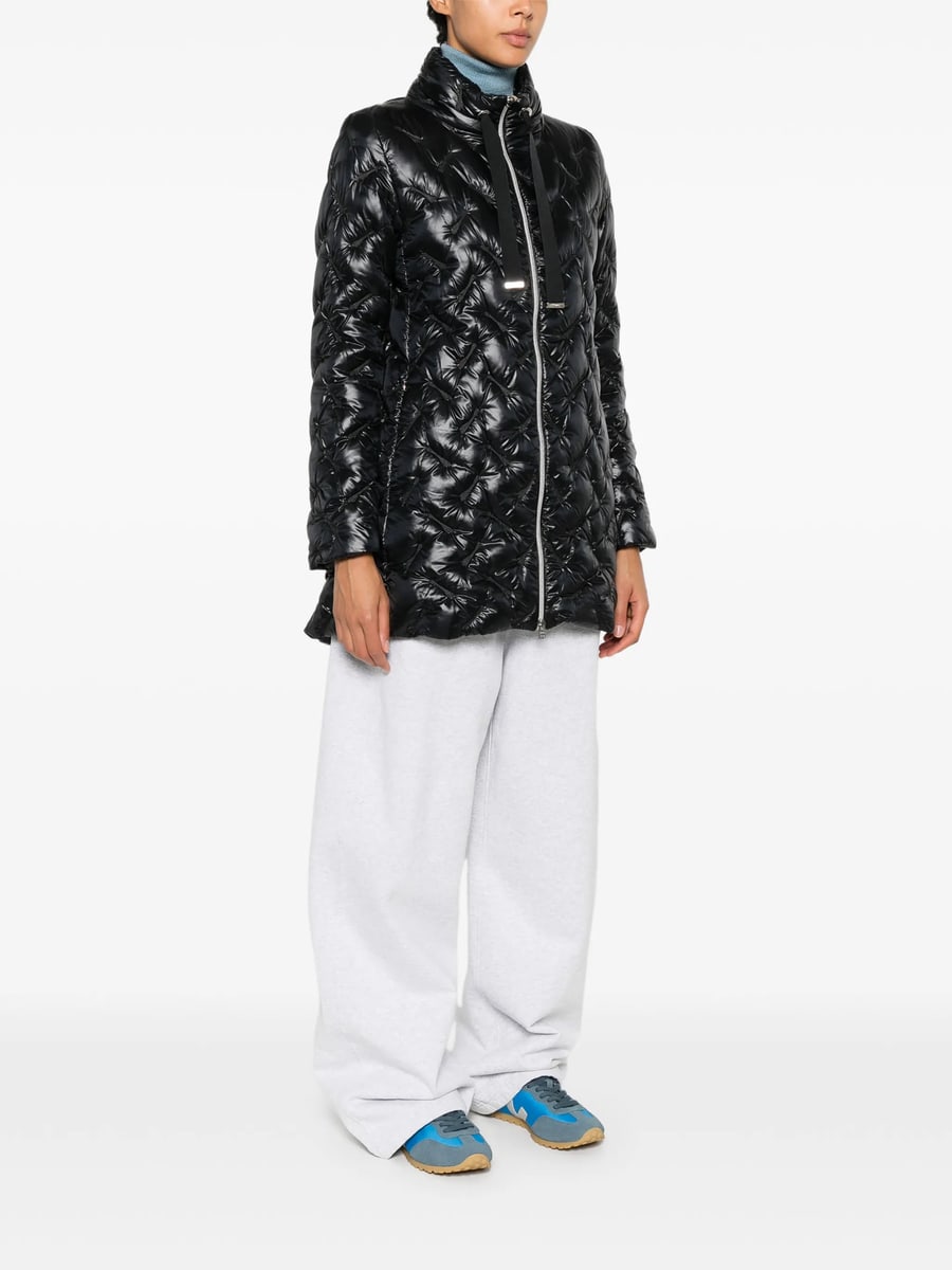 Herno Herno Quilted High-neck Coat, view 5