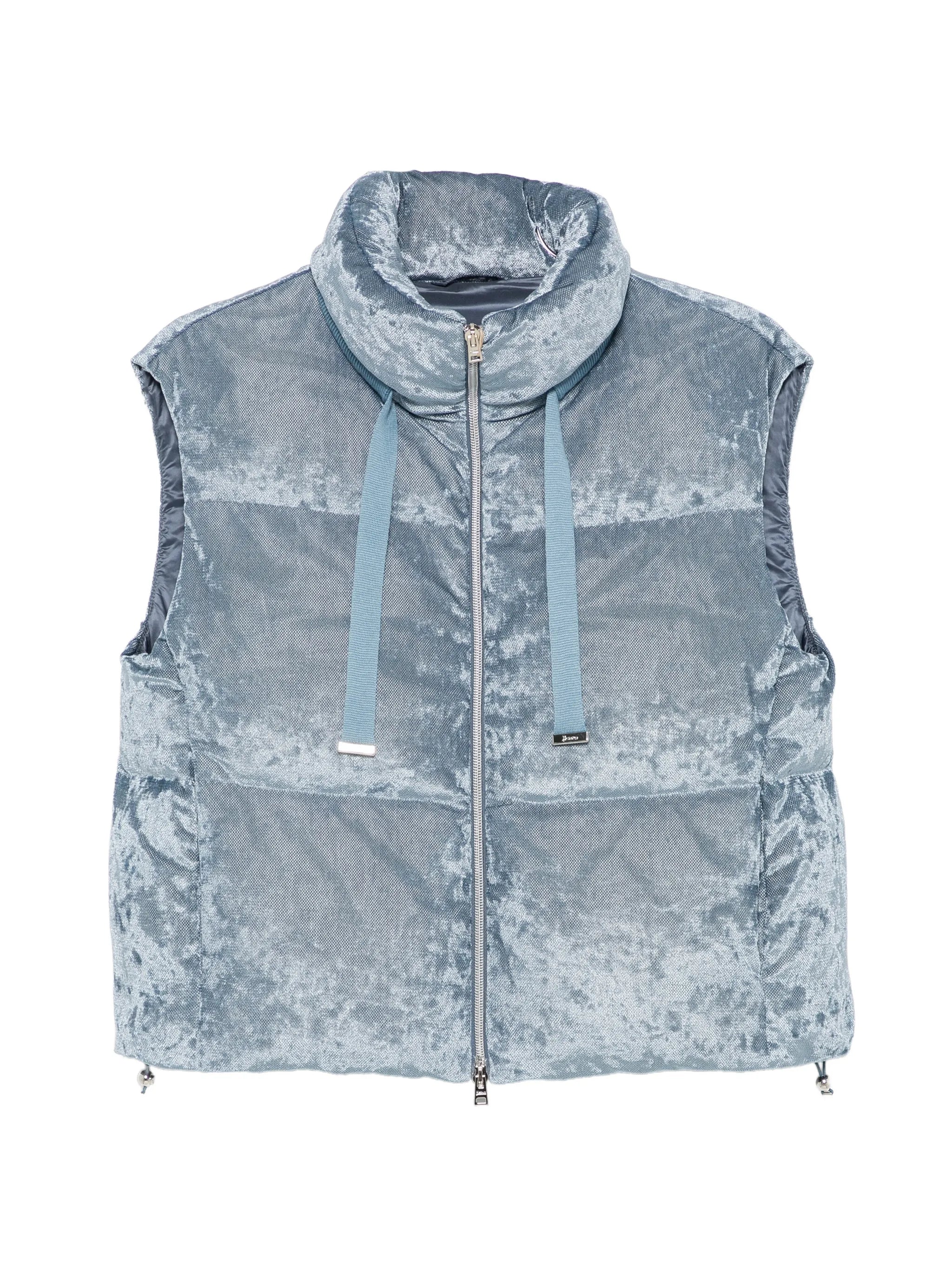Herno Herno Quilted Velvet Zip-up Gilet