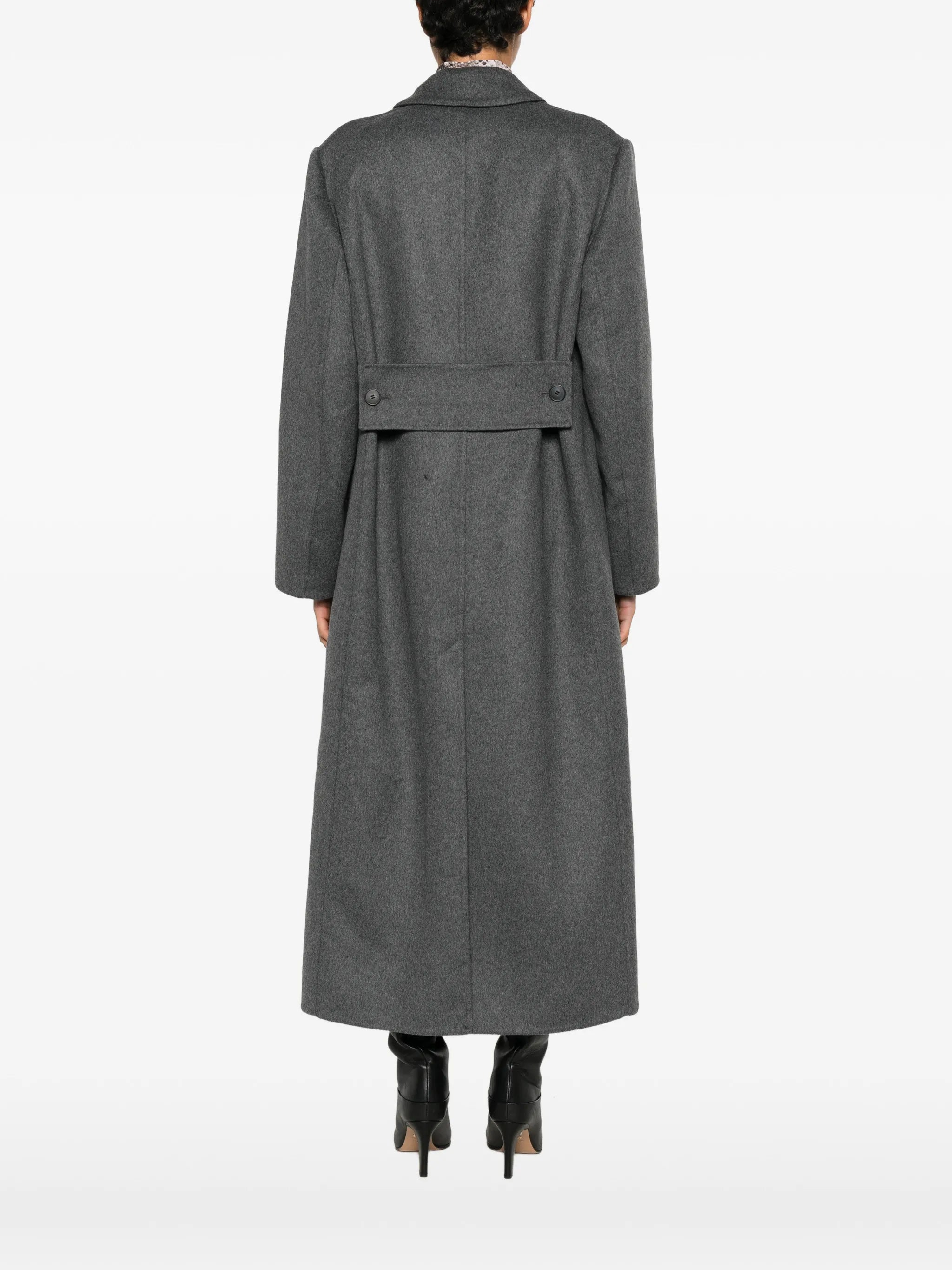 Victoria Beckham Victoria Beckham Double-breasted Peaked-lapel Coat, view 2