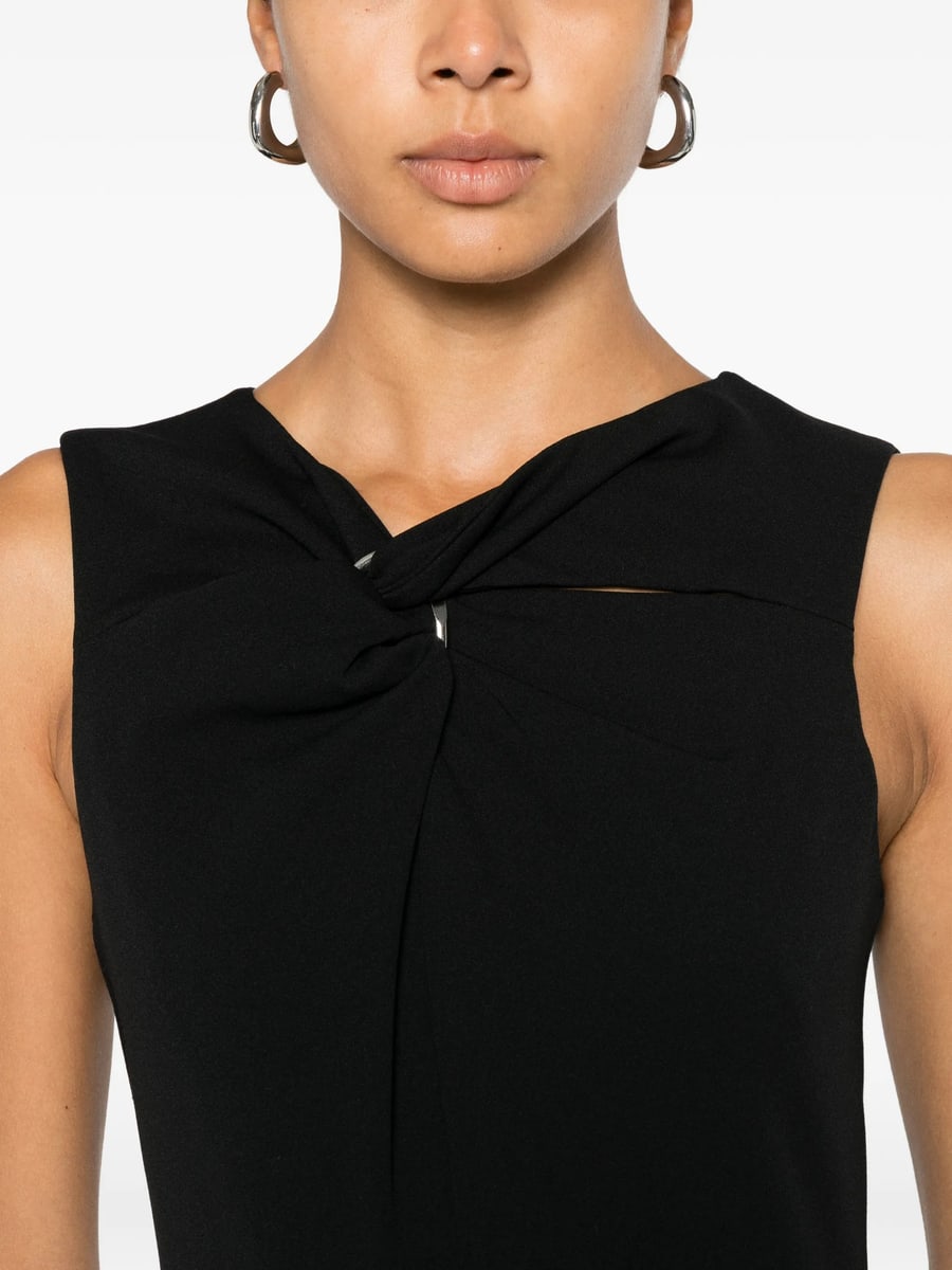 Calvin Klein Calvin Klein Twist-detail Sleeveless Jumpsuit, view 4