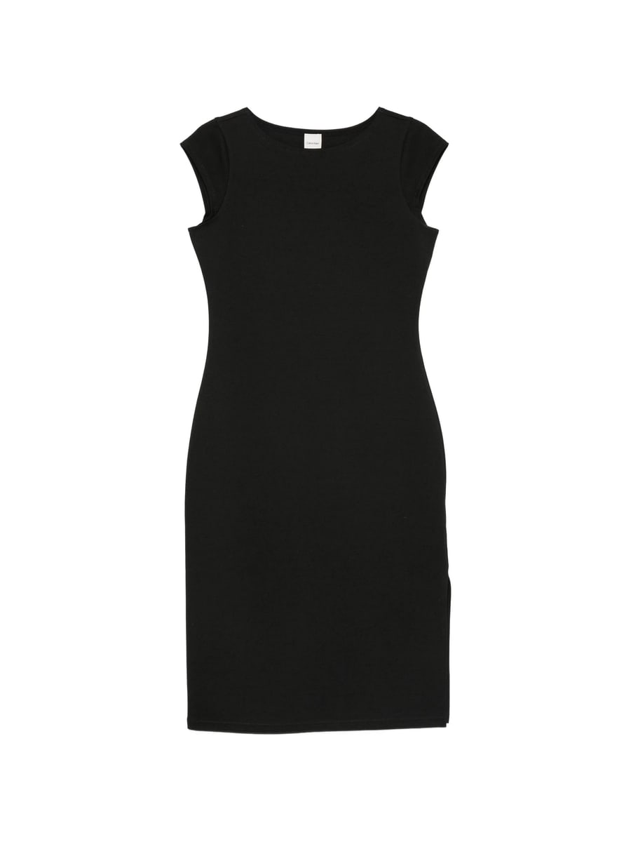 Calvin Klein Calvin Klein Cap-sleeve Midi Dress