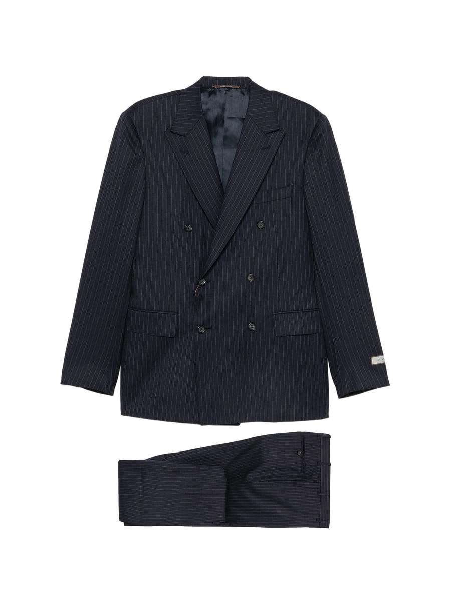Canali Canali Pinstripe Double-breasted Suit
