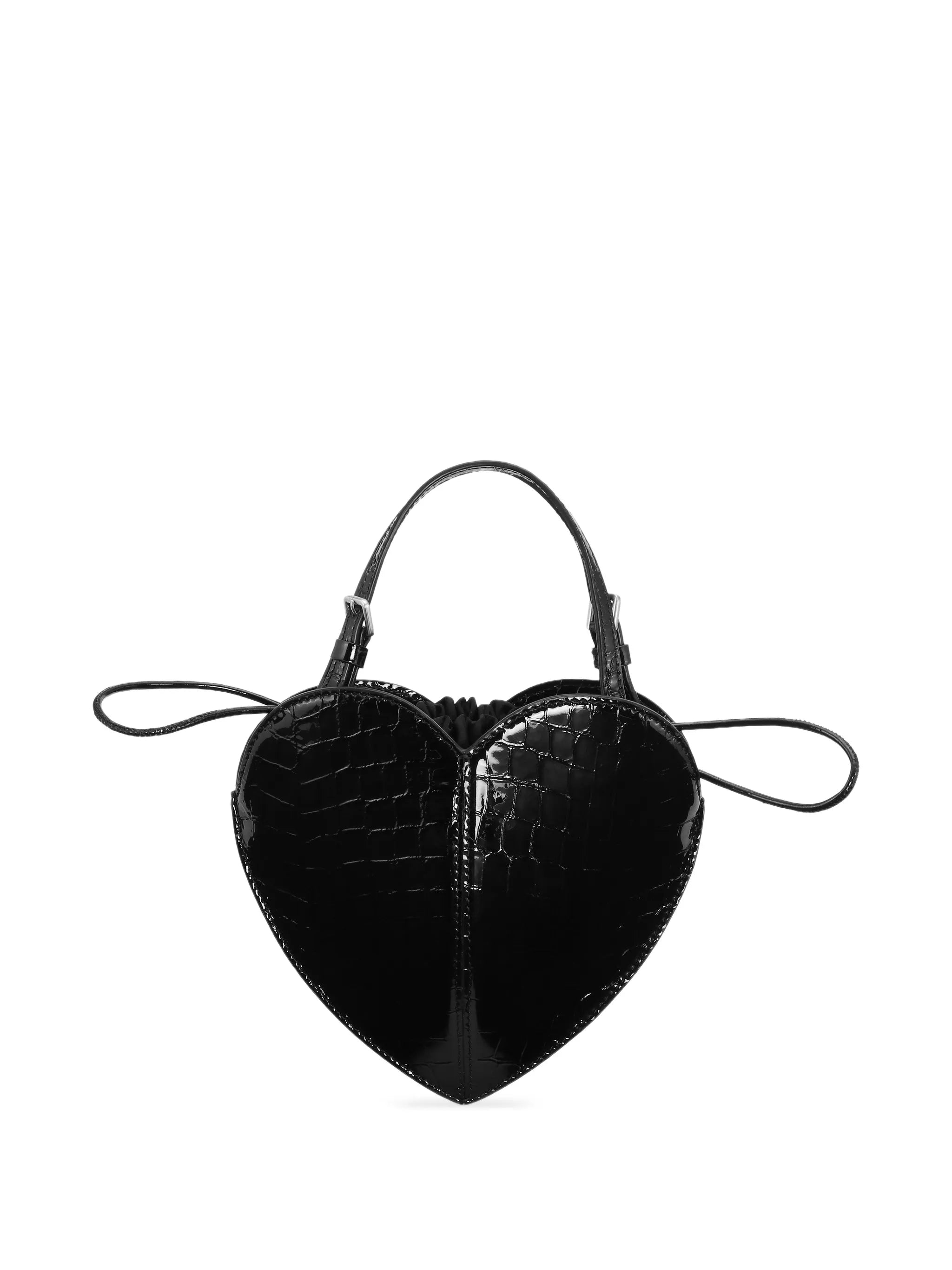 Rotate Rotate The Heart Croc-effect Heart Bag