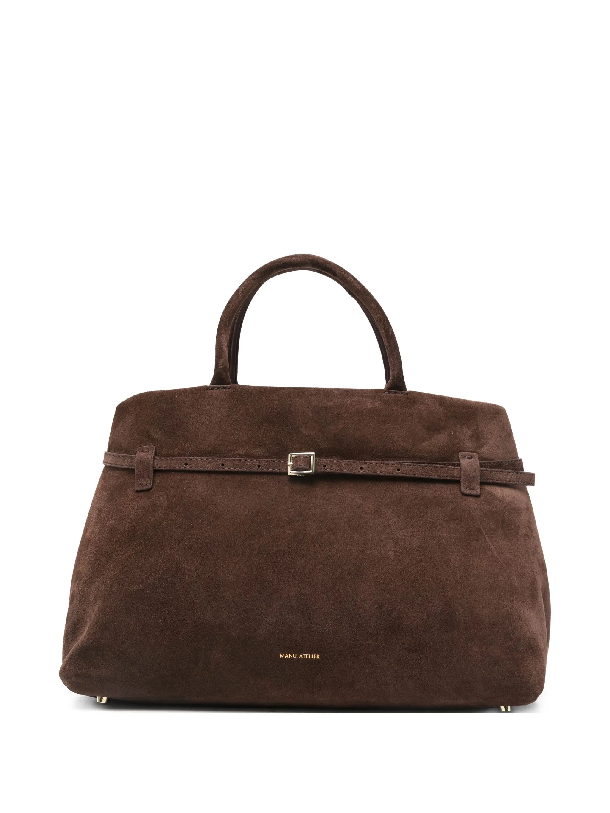 Manu Atelier Manu Atelier Le Cambon Suede Handbag