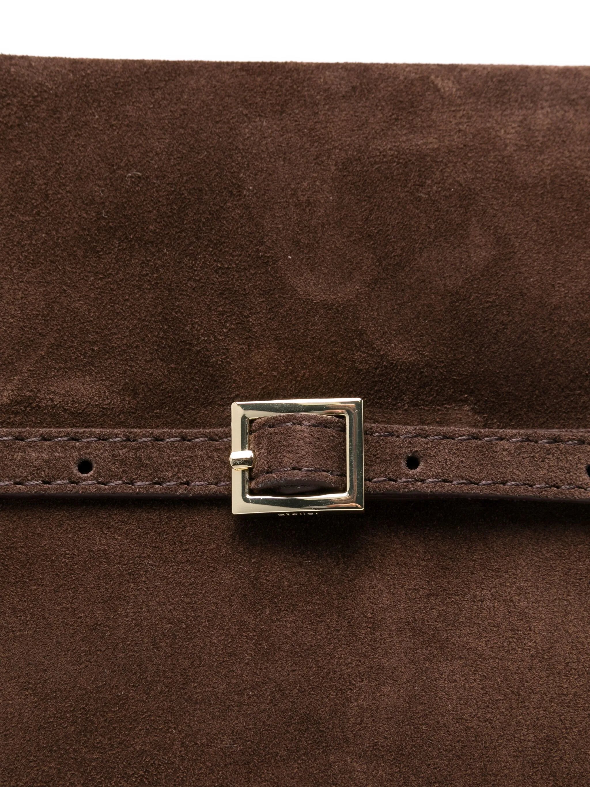 Manu Atelier Manu Atelier Le Cambon Suede Handbag, view 2